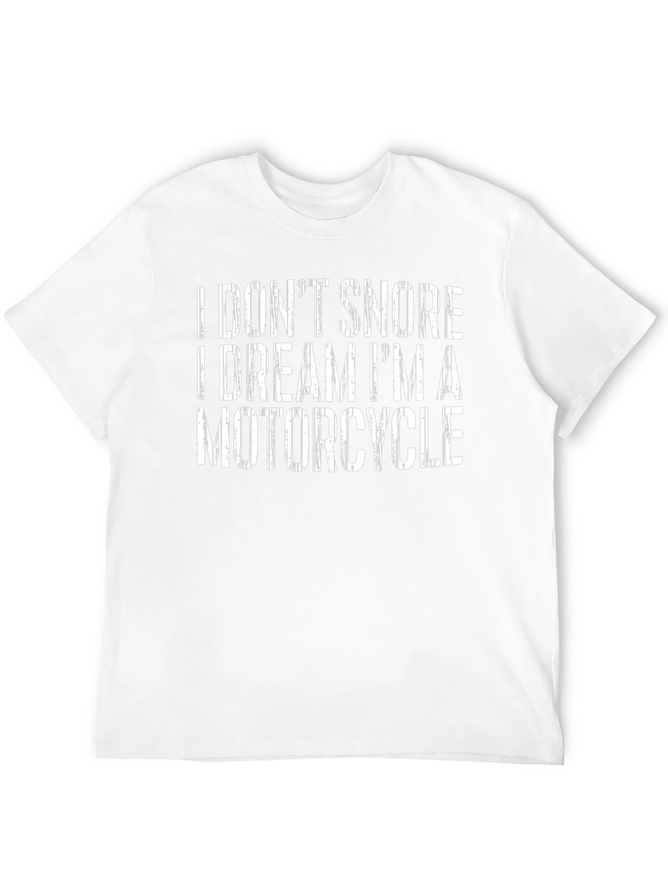 Funny Motorcycle Dream Graphic T-Shirt