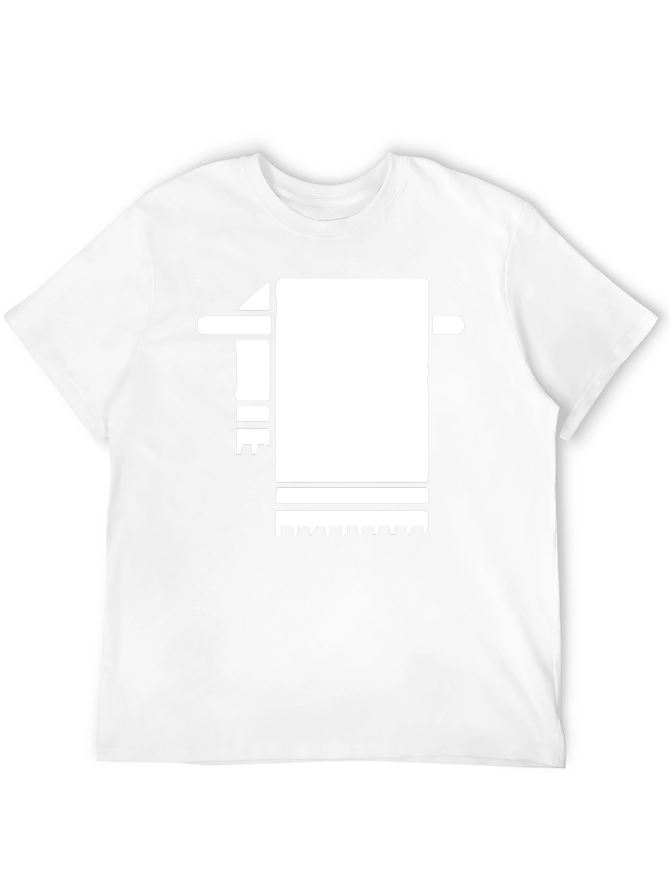 Abstract Towel Black T-Shirt