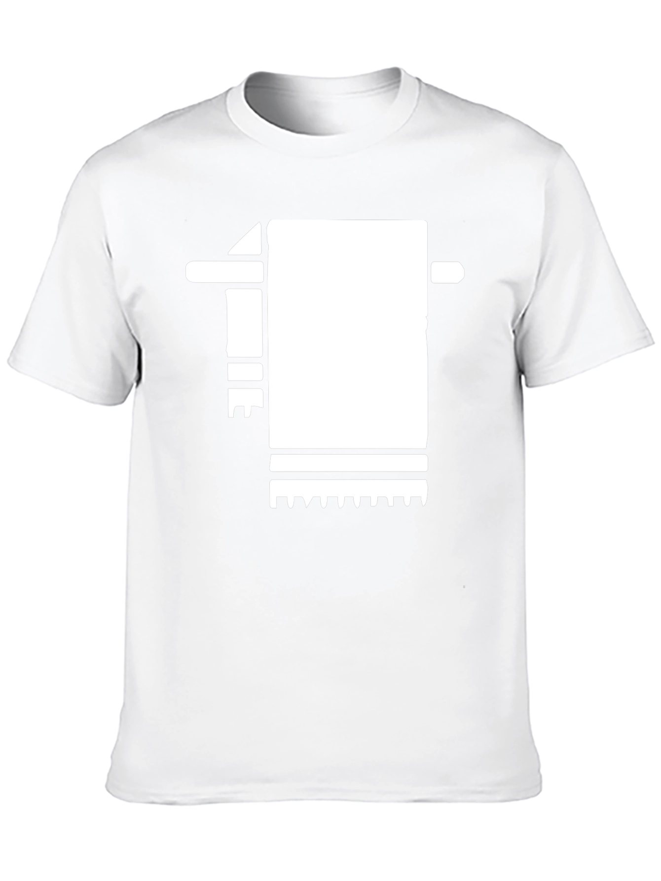 Abstract Towel Black T-Shirt