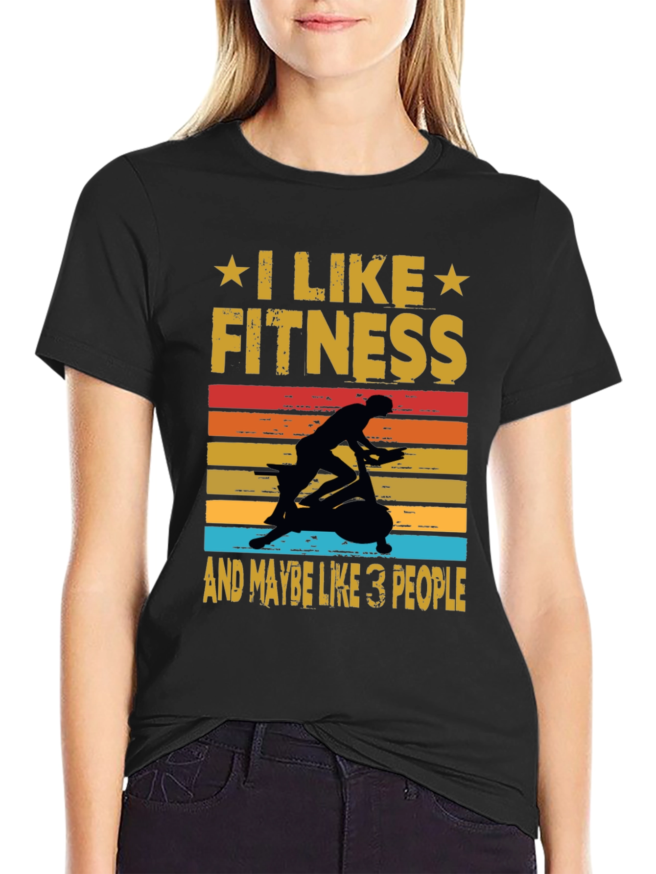 I Like Fitness T-Shirt - Gym Workout Apparel