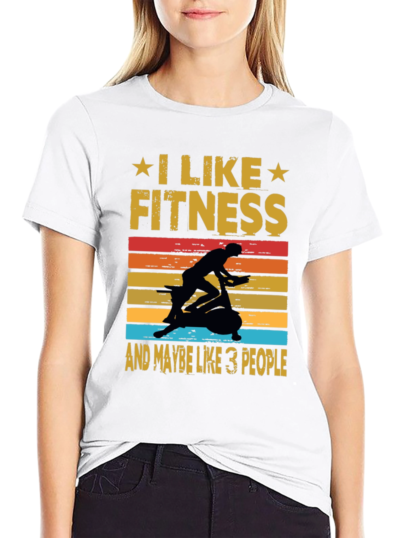 I Like Fitness T-Shirt - Gym Workout Apparel