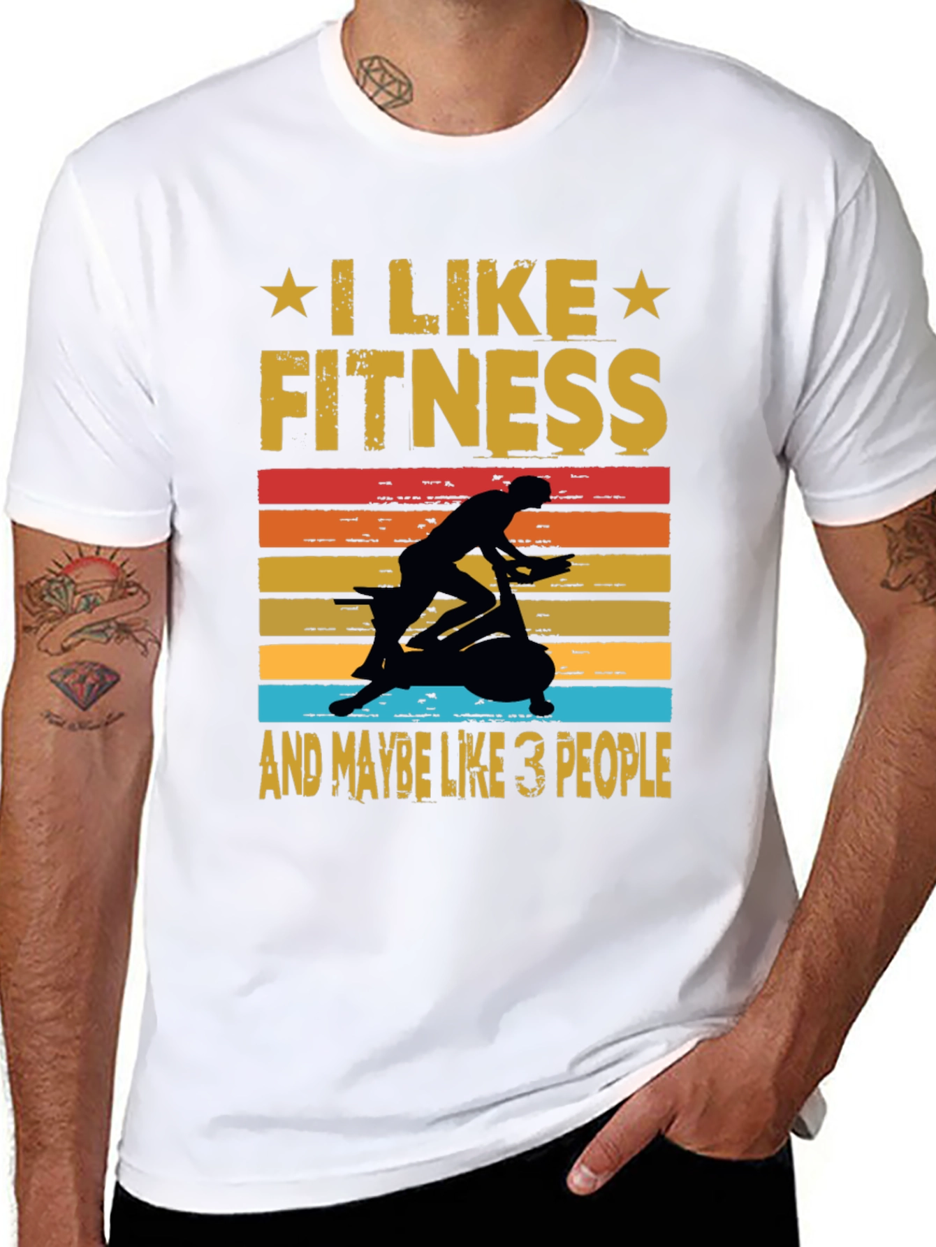 I Like Fitness T-Shirt - Gym Workout Apparel
