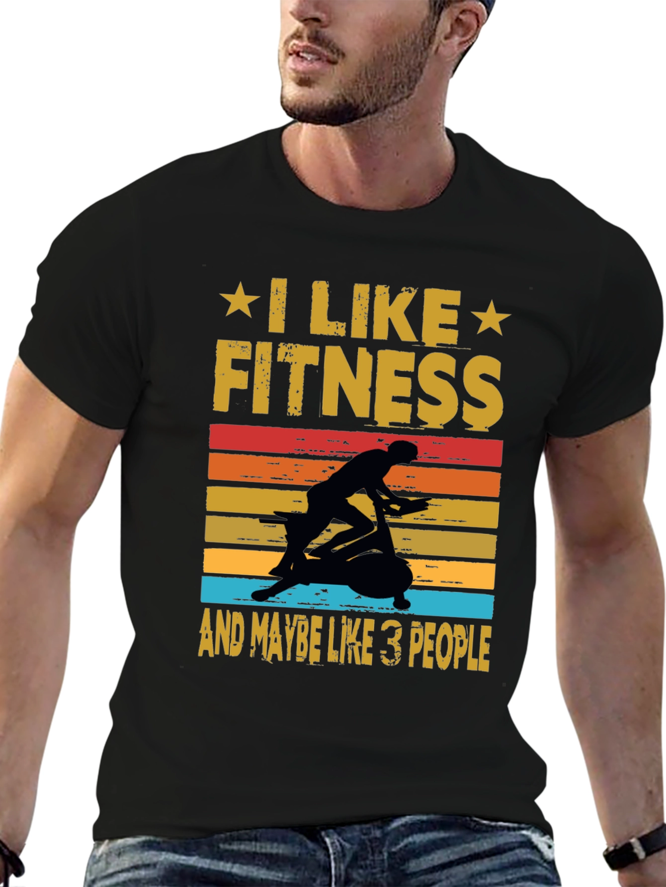 I Like Fitness T-Shirt - Gym Workout Apparel