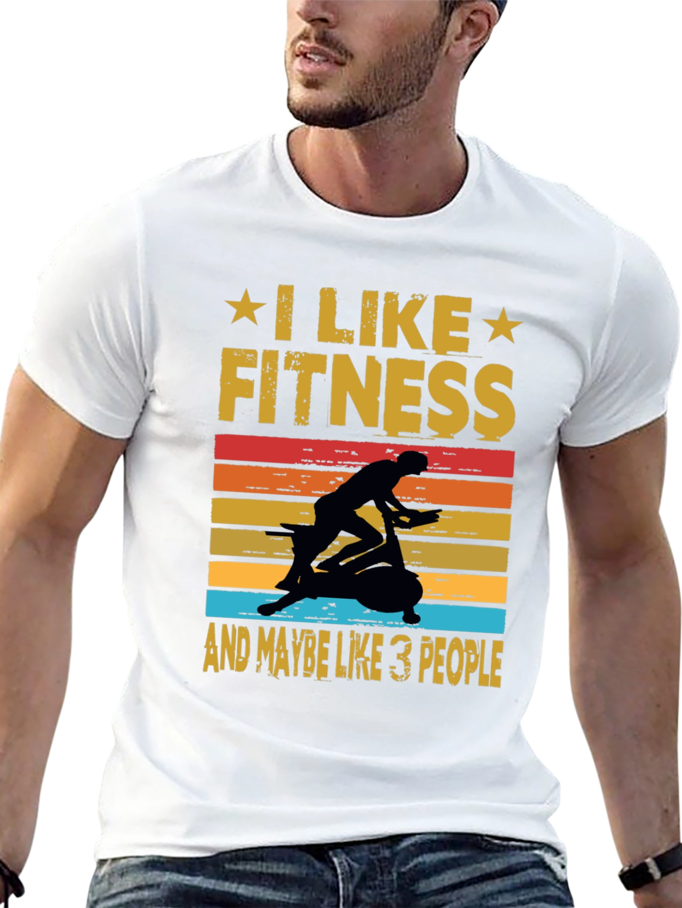 I Like Fitness T-Shirt - Gym Workout Apparel