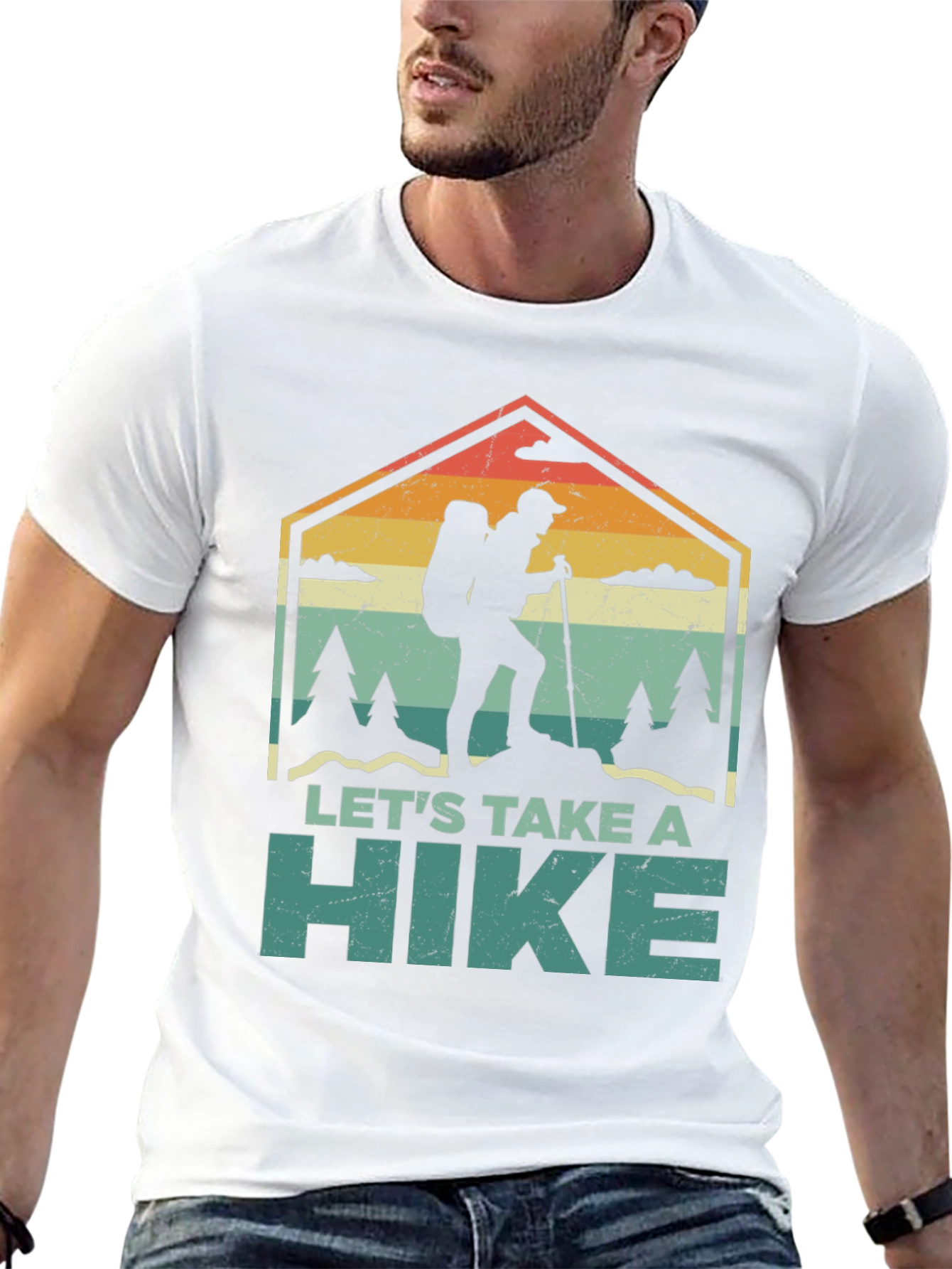 Lets Take a Hike Retro Tee - Adventure Ready!
