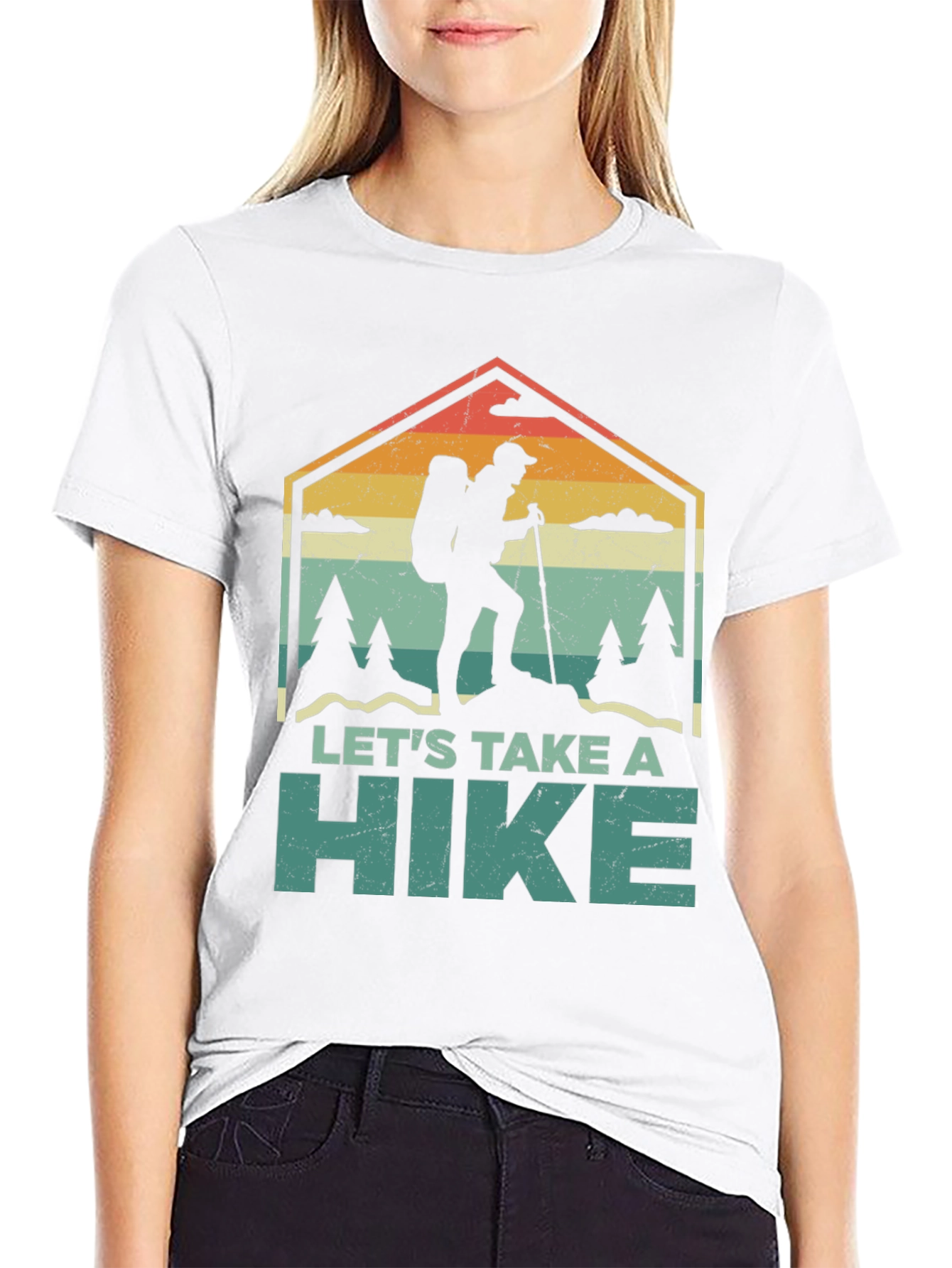 Lets Take a Hike Retro Tee - Adventure Ready!