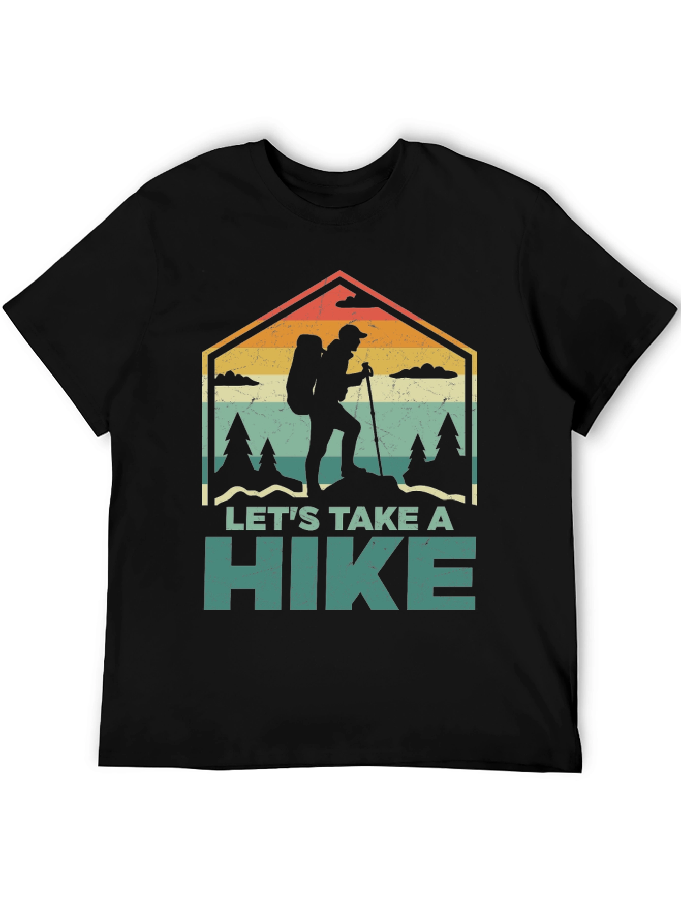 Lets Take a Hike Retro Tee - Adventure Ready!