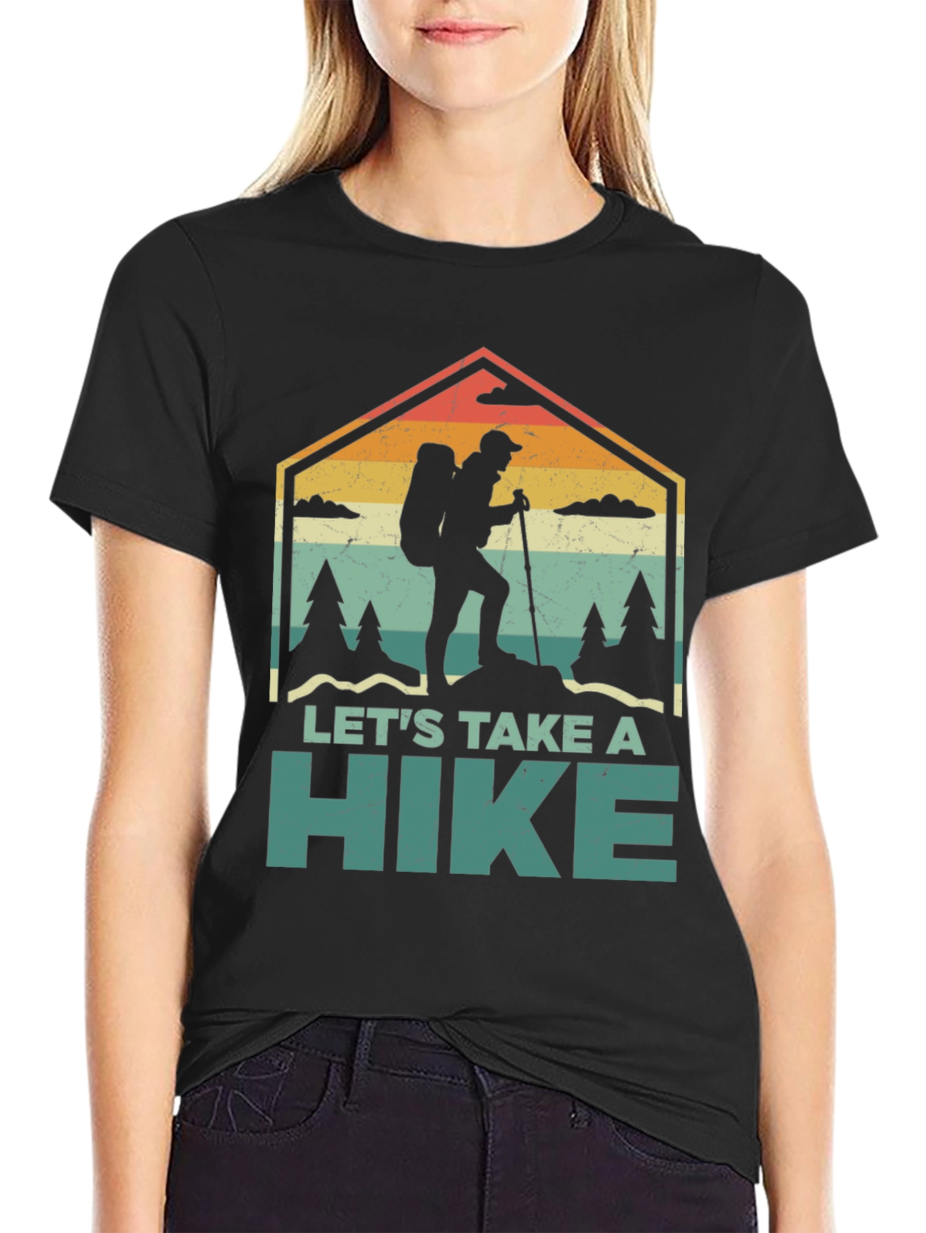 Lets Take a Hike Retro Tee - Adventure Ready!