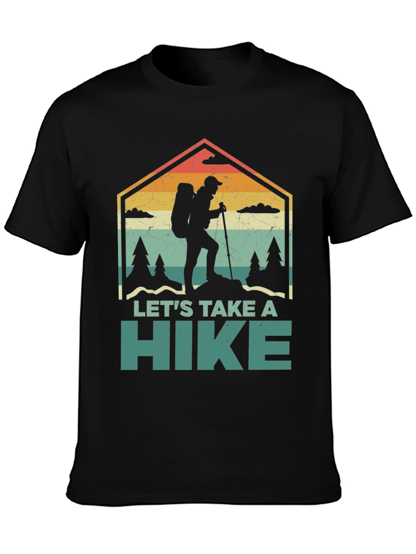 Lets Take a Hike Retro Tee - Adventure Ready!