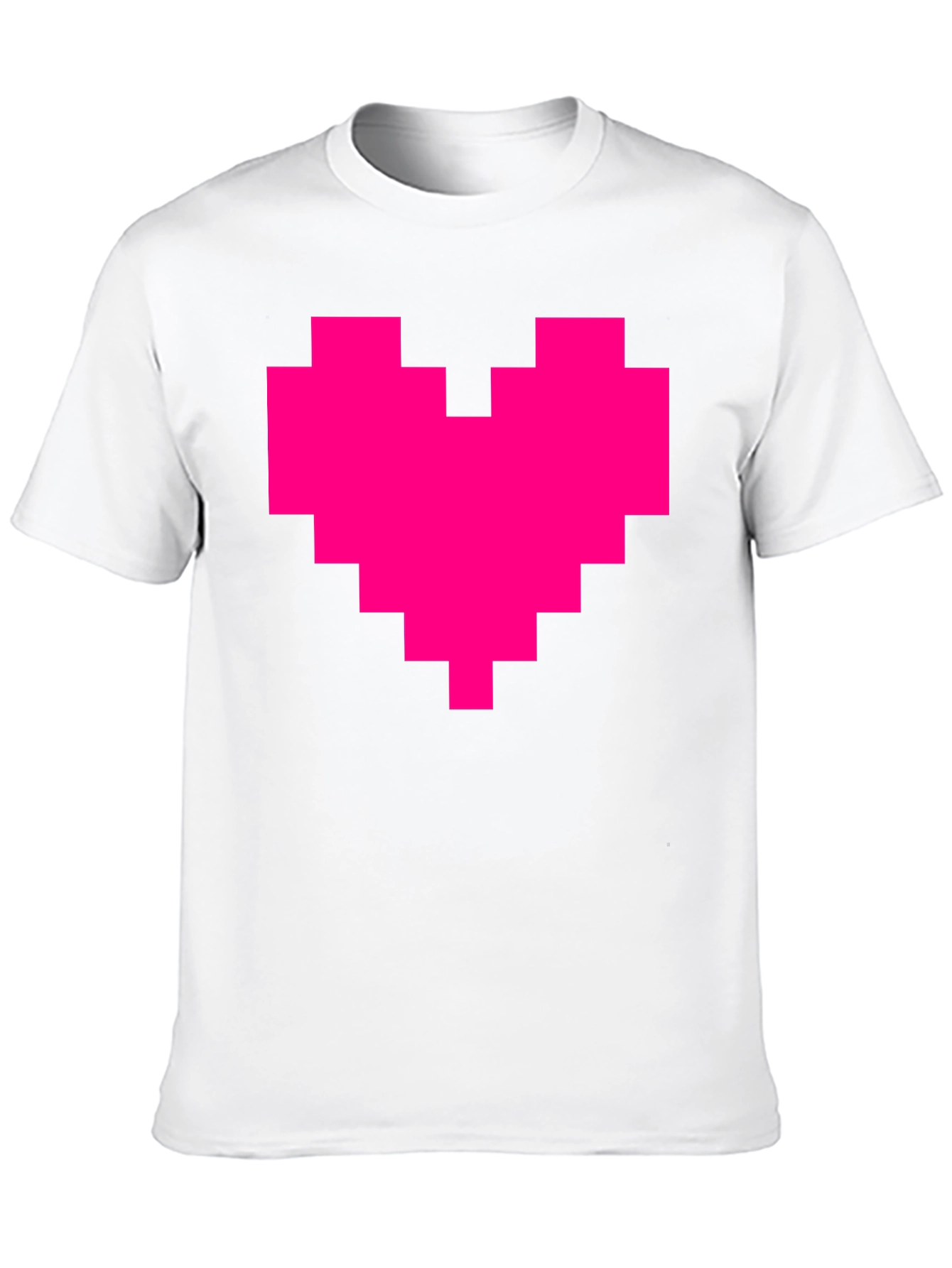 Pixel Heart Graphic Tee - Black T-Shirt