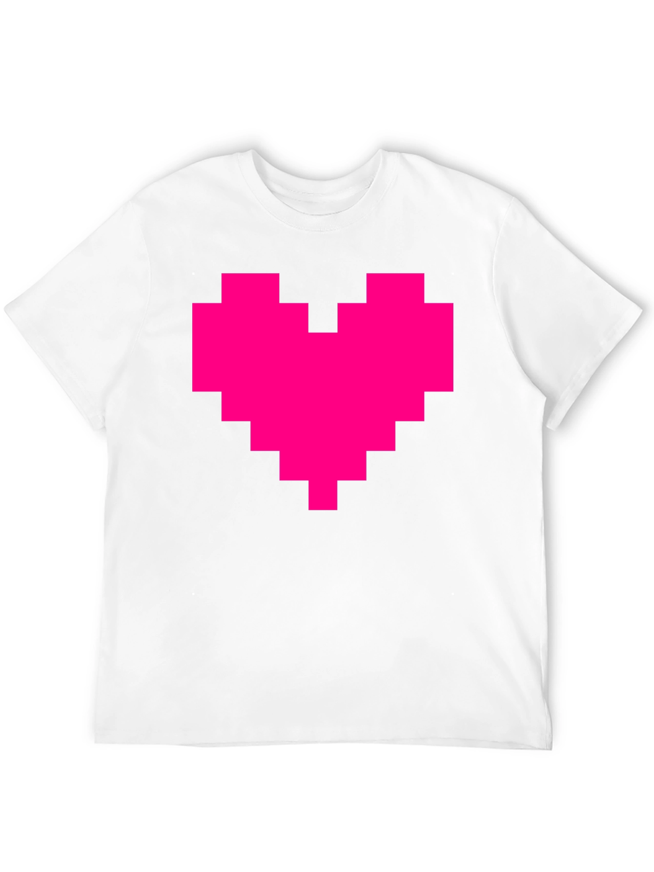 Pixel Heart Graphic Tee - Black T-Shirt