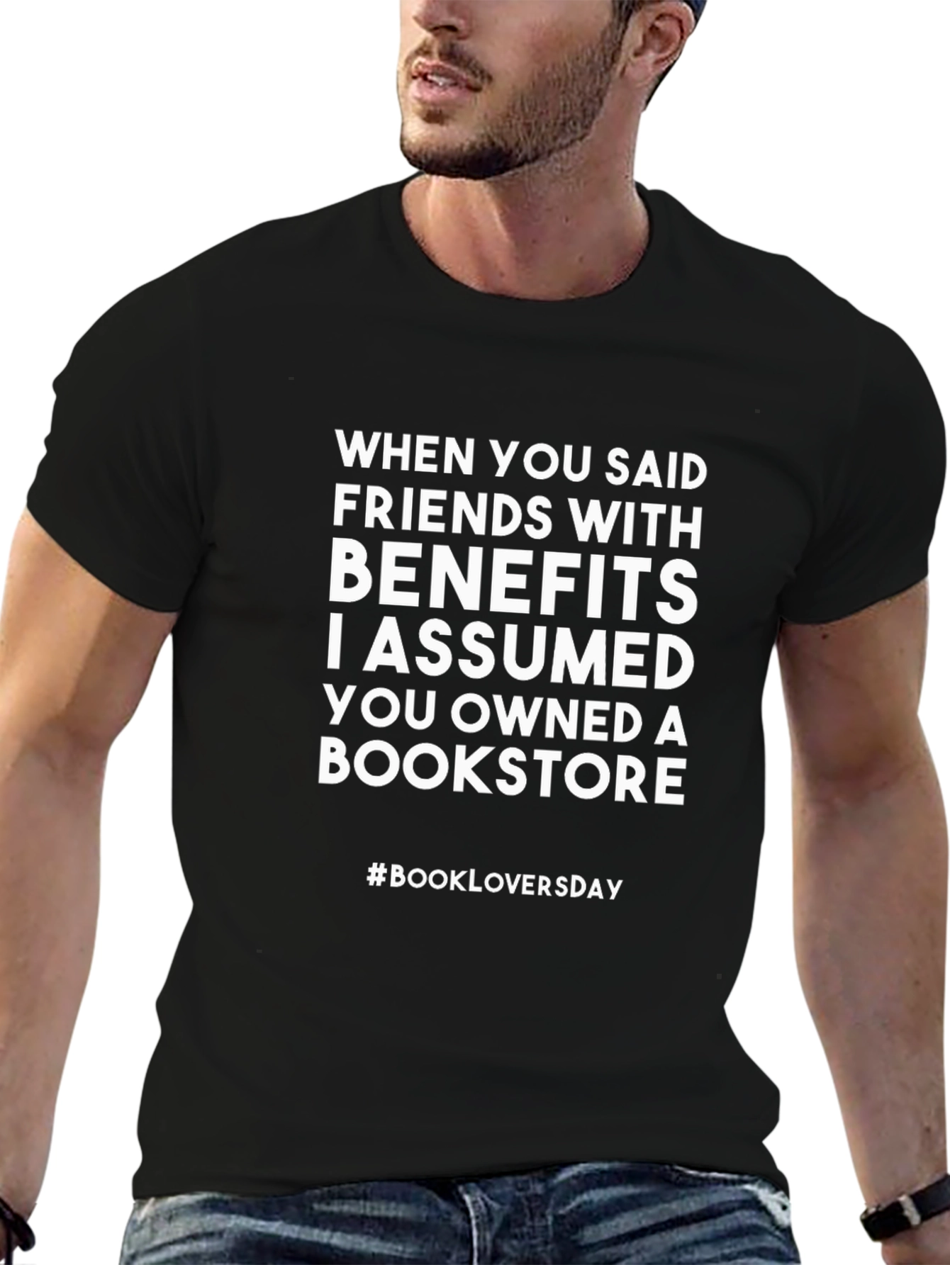 Friends With Benefits Bookstore Graphic Tee
