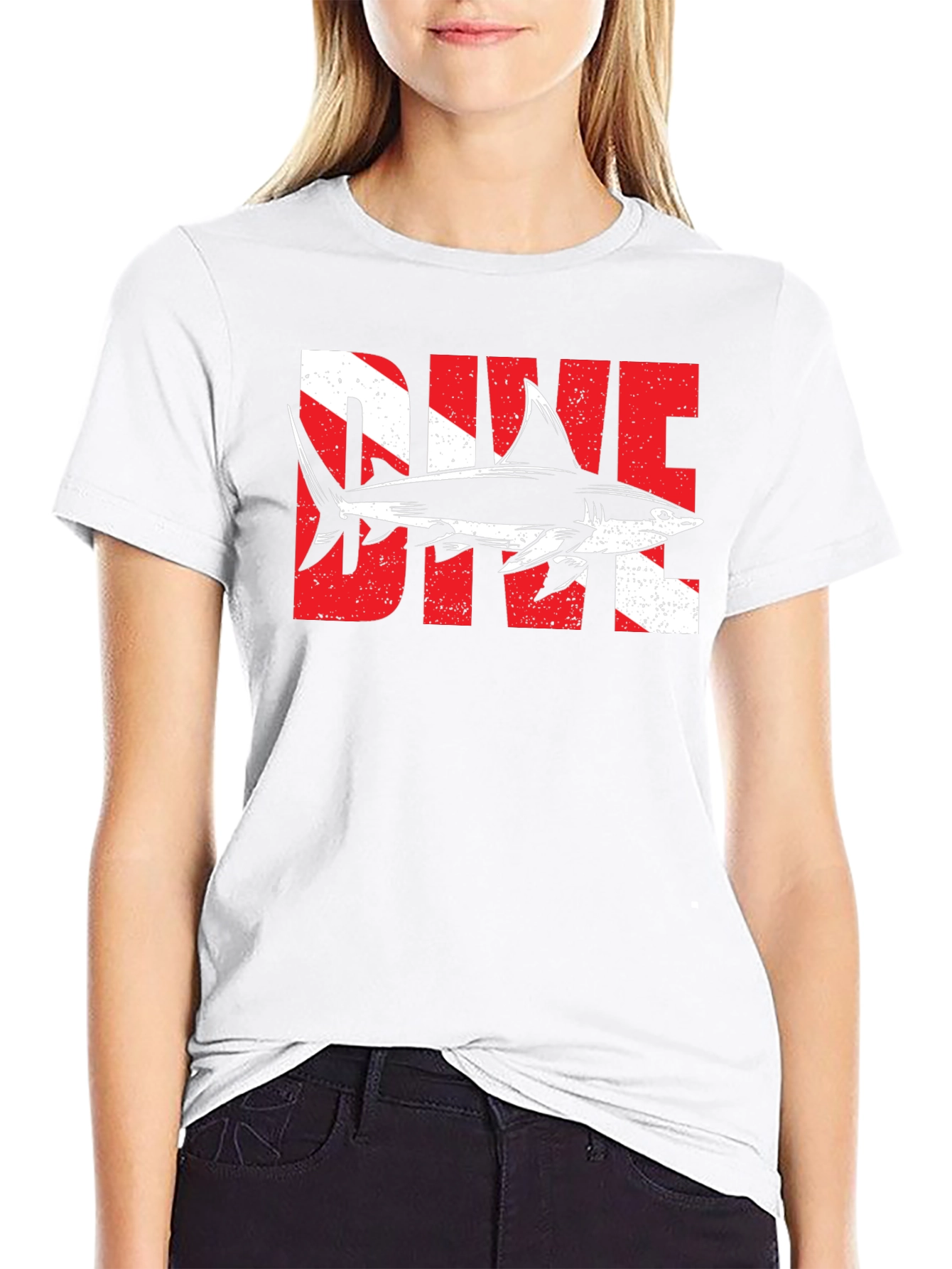 DIVE Shark Graphic T-Shirt