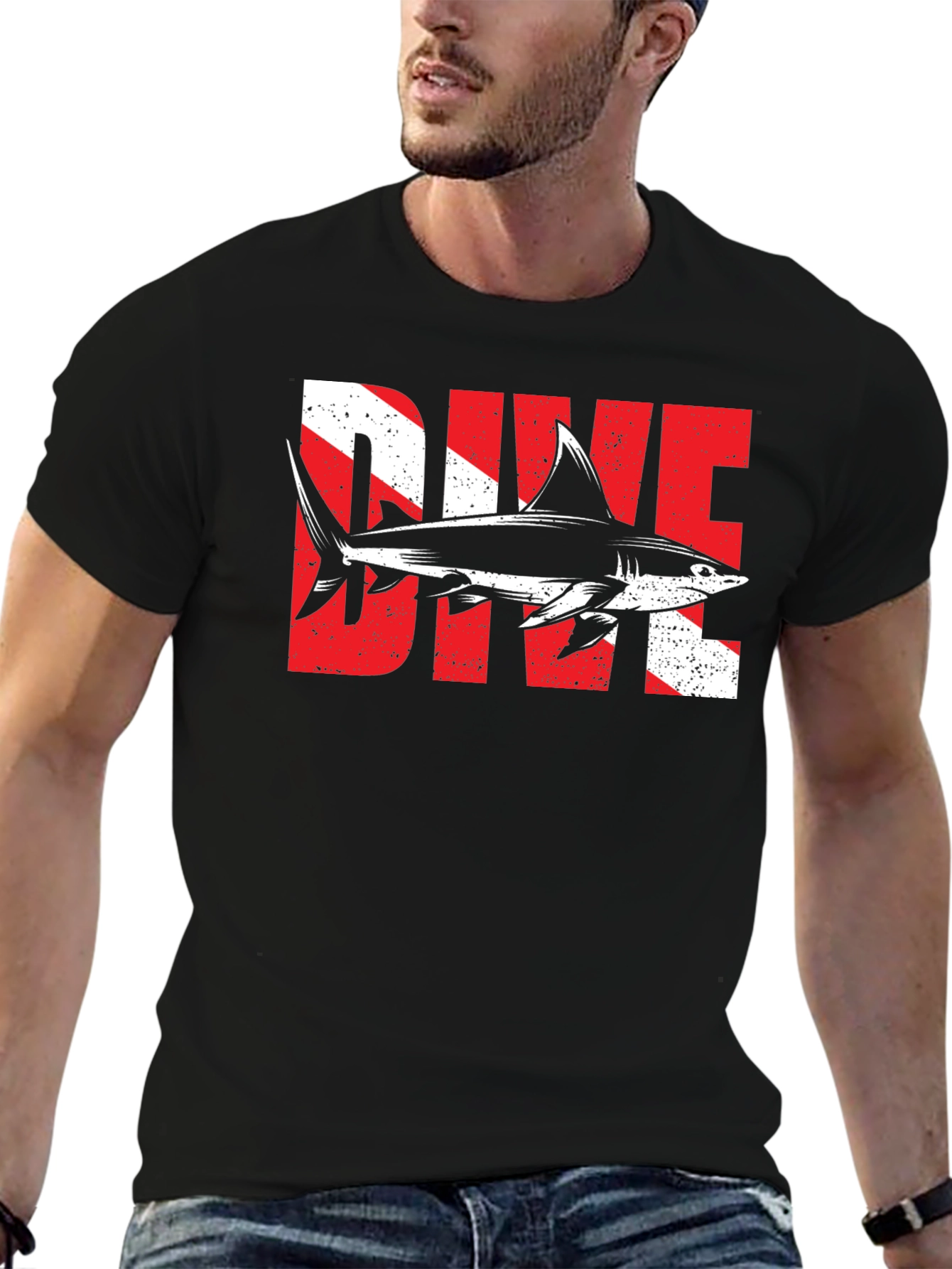 DIVE Shark Graphic T-Shirt