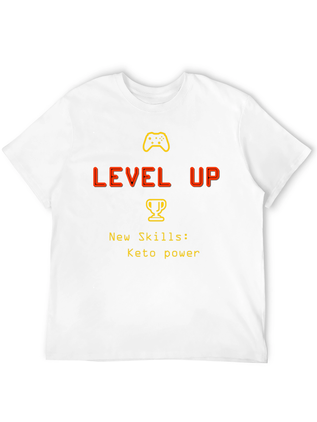Level Up Keto Power Gamer T-Shirt