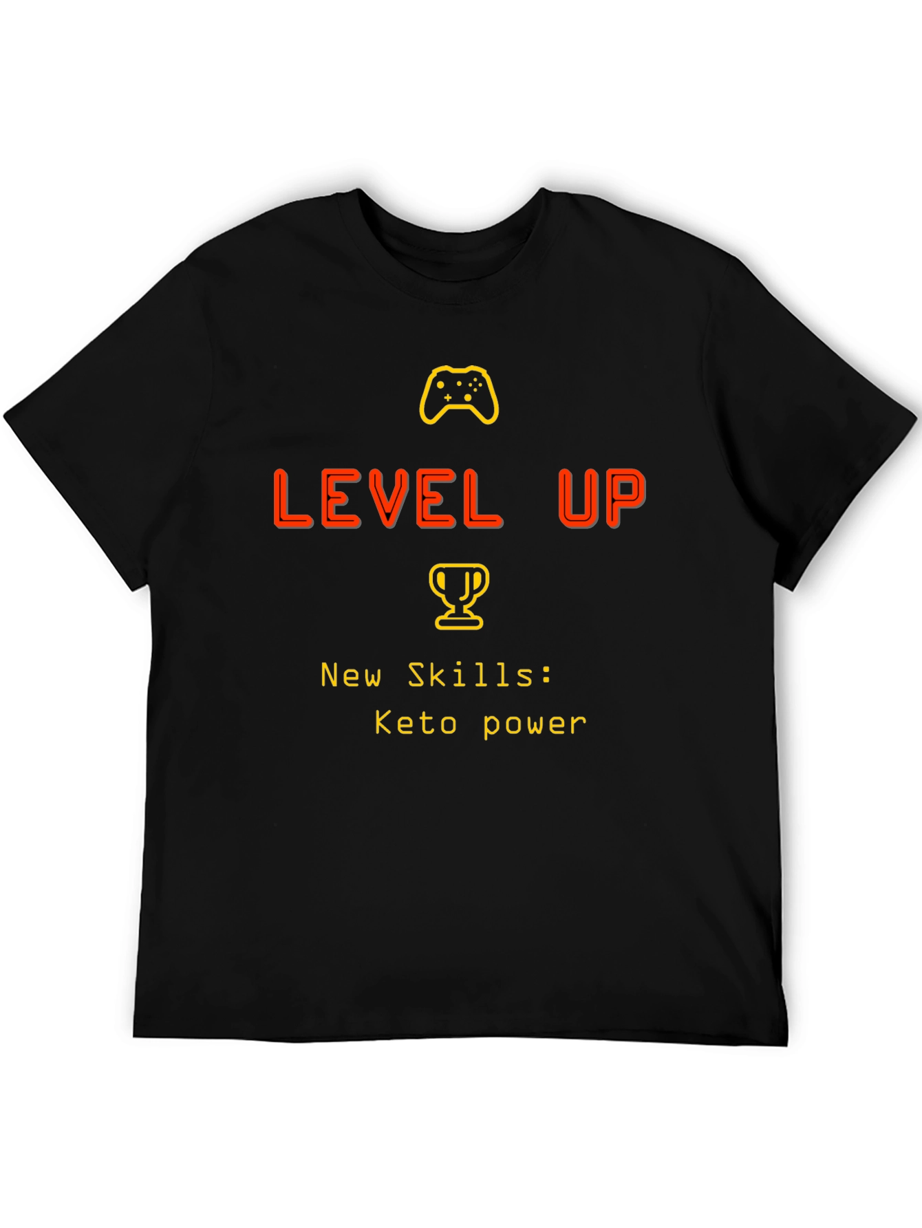 Level Up Keto Power Gamer T-Shirt