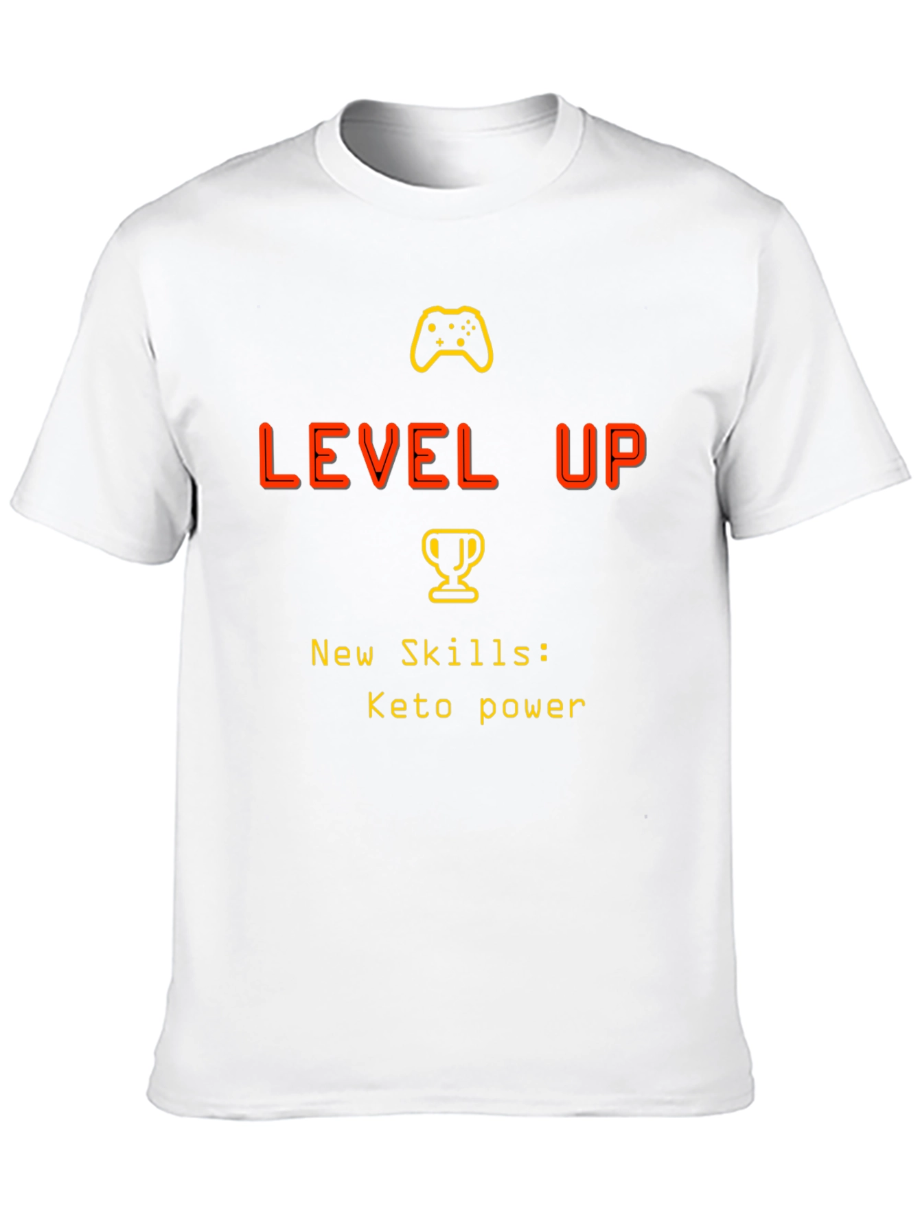Level Up Keto Power Gamer T-Shirt