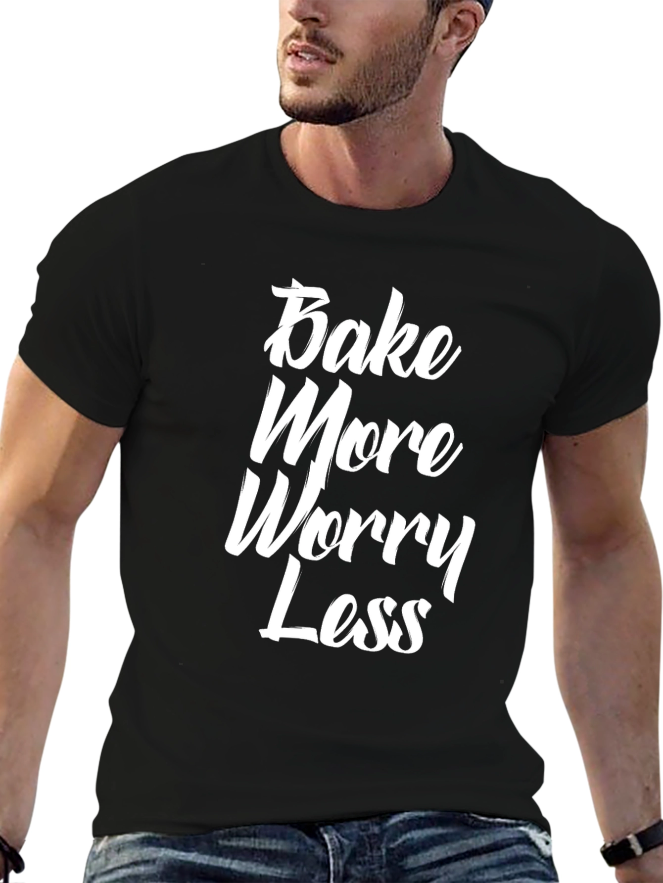 Bake More Worry Less Graphic Tee
