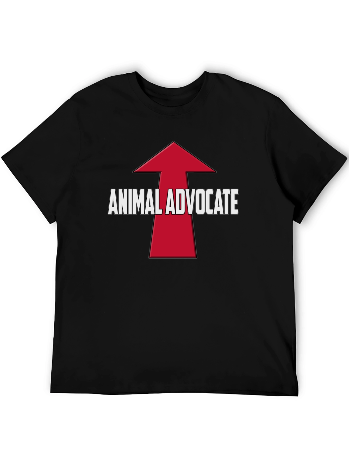 Animal Advocate Arrow T-Shirt - Black