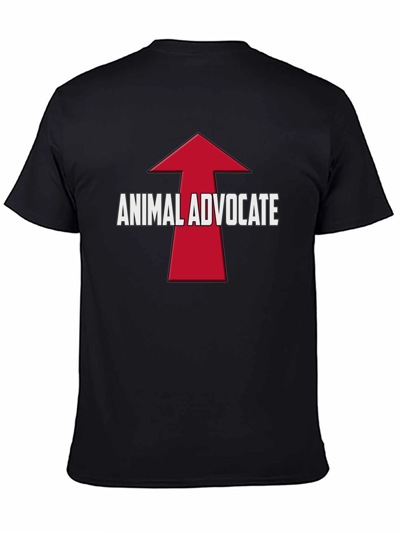 Animal Advocate Arrow T-Shirt - Black