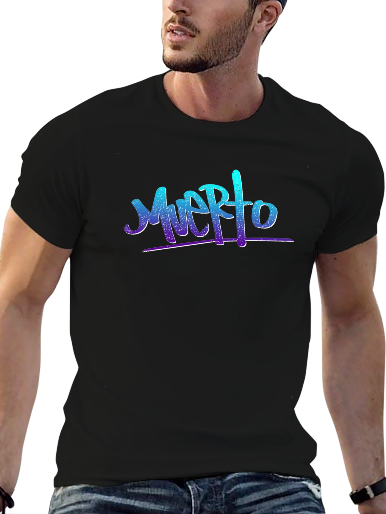 Muerto Graphic T-Shirt - Mens Casual Tee