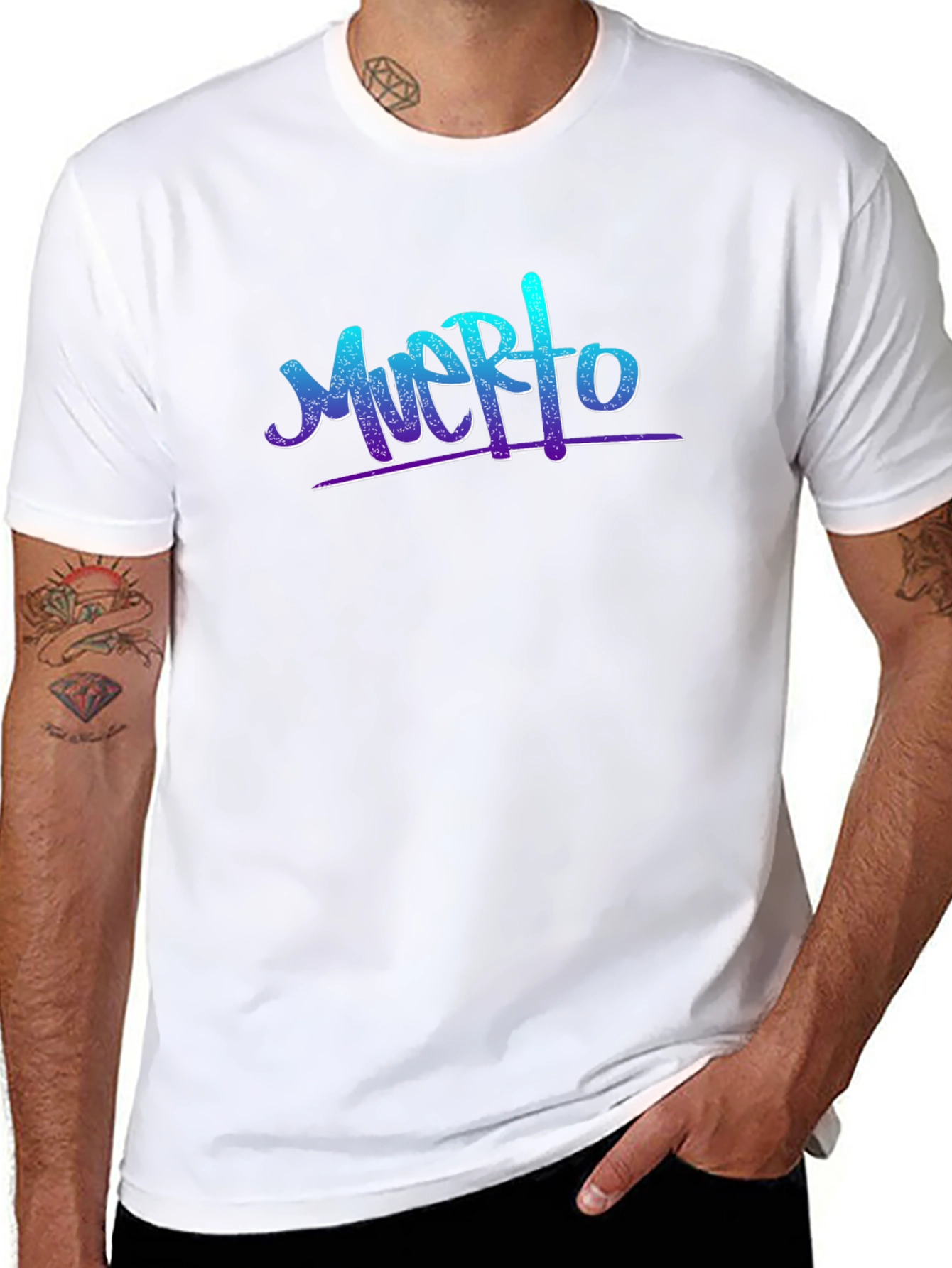Muerto Graphic T-Shirt - Mens Casual Tee