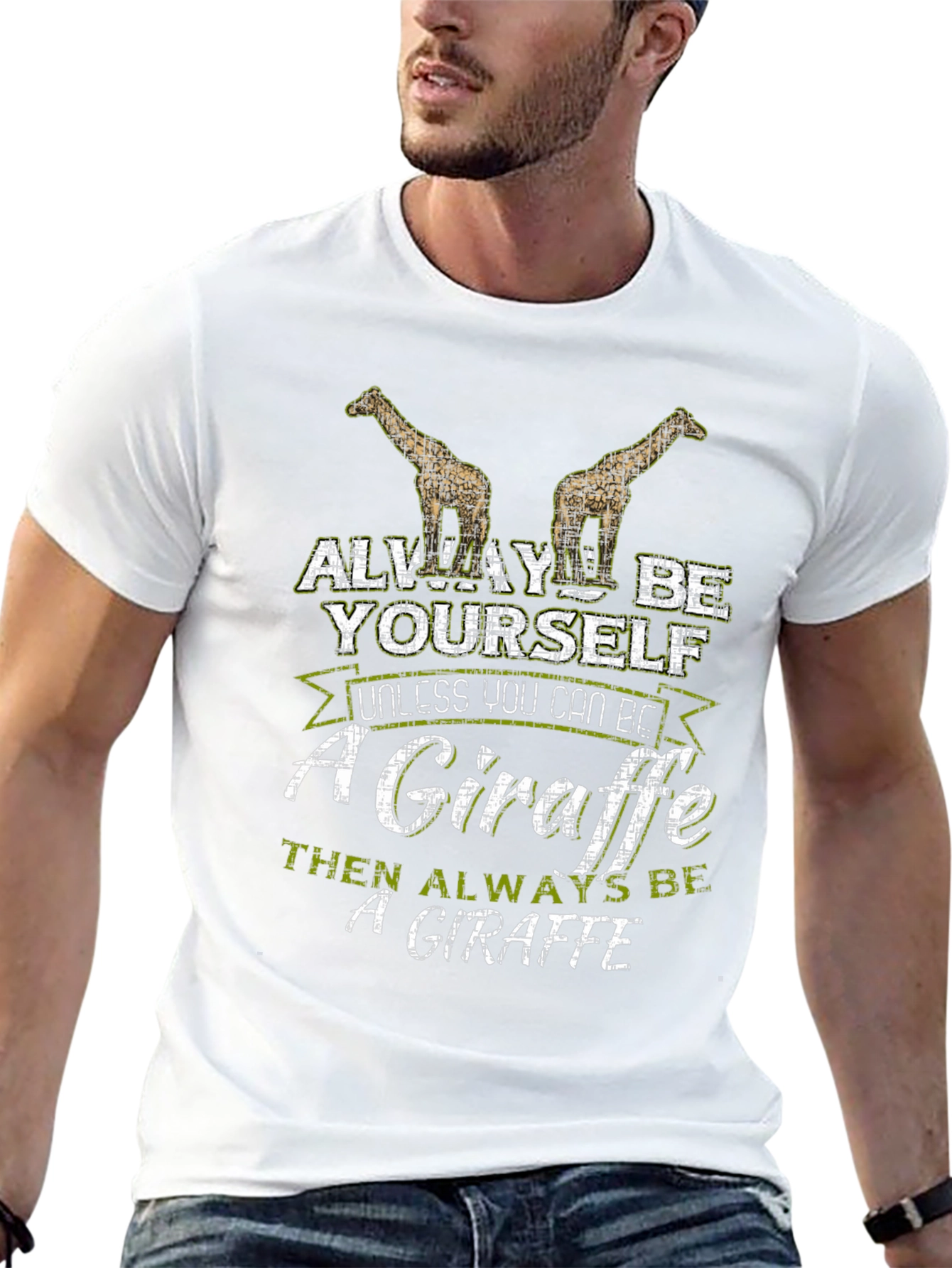 Funny Giraffe T-Shirt: Always Be Yourself!