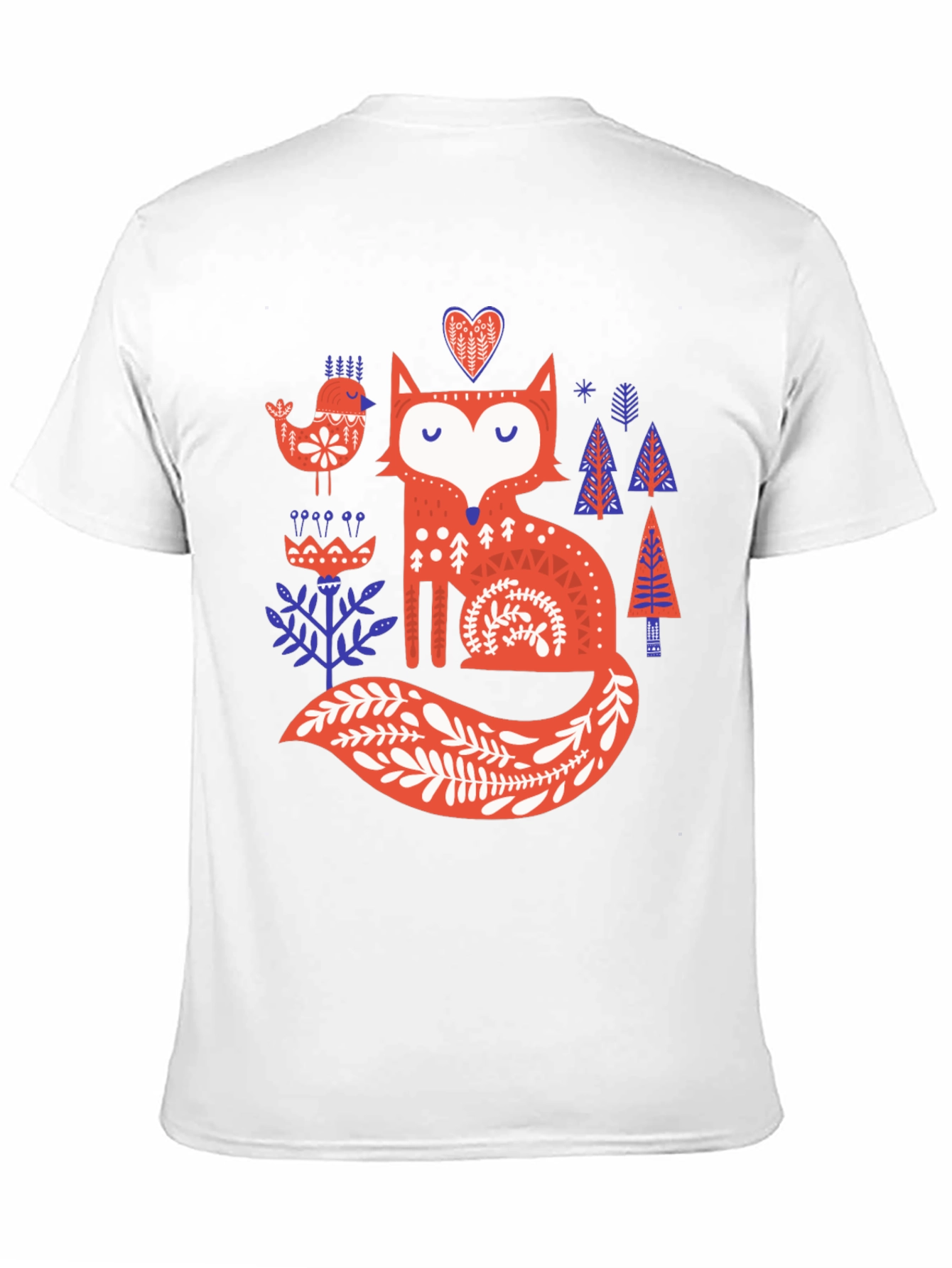 Whimsical Fox Graphic T-Shirt