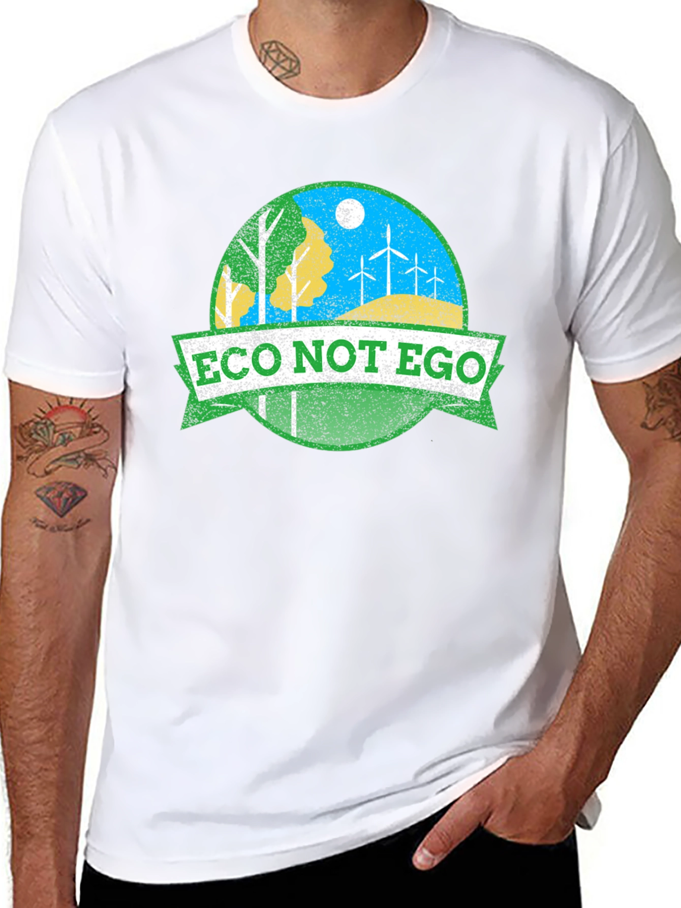 Eco Not Ego Graphic Tee