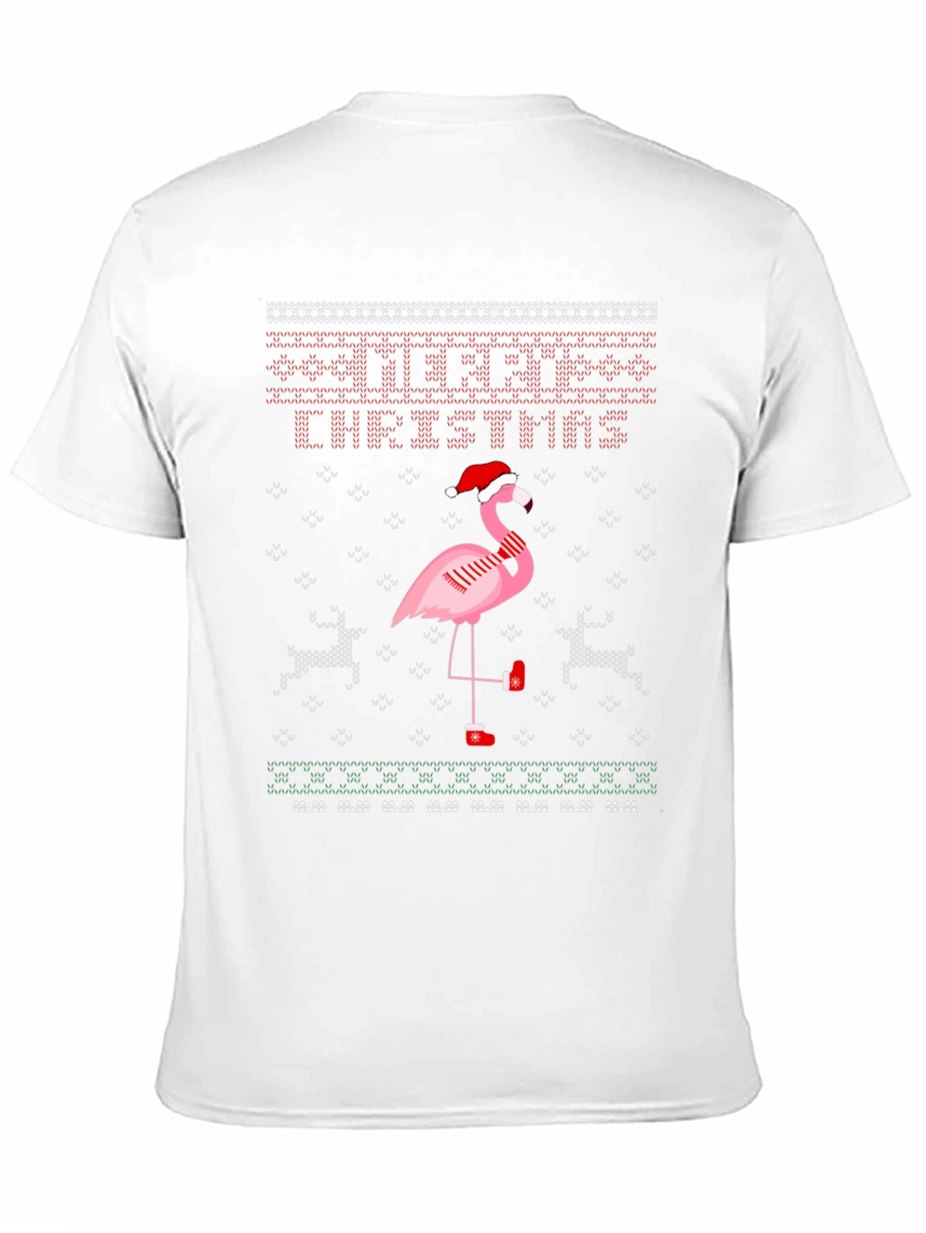 Festive Flamingo Christmas T-Shirt