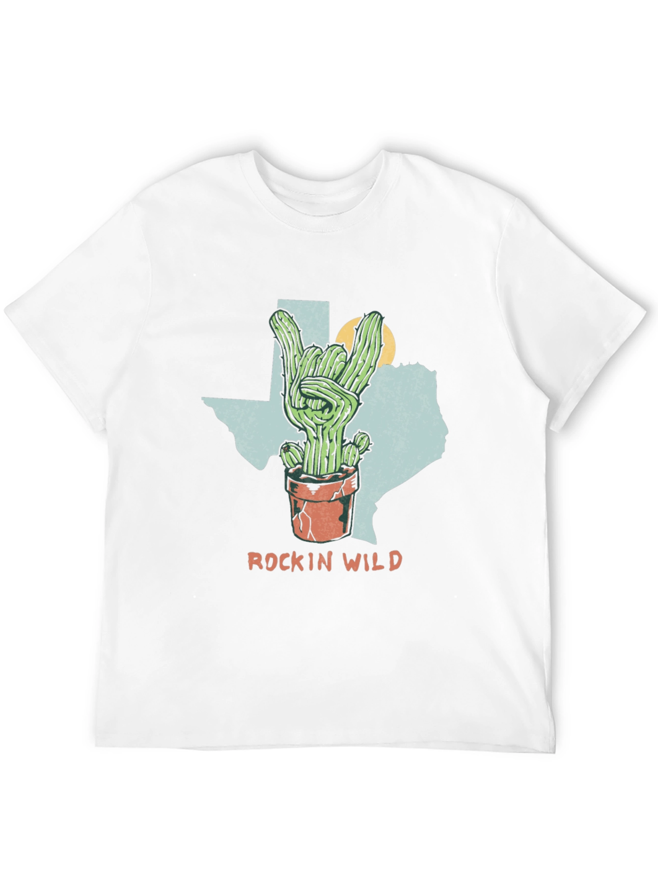 Rockin Wild Cactus Texas Tee