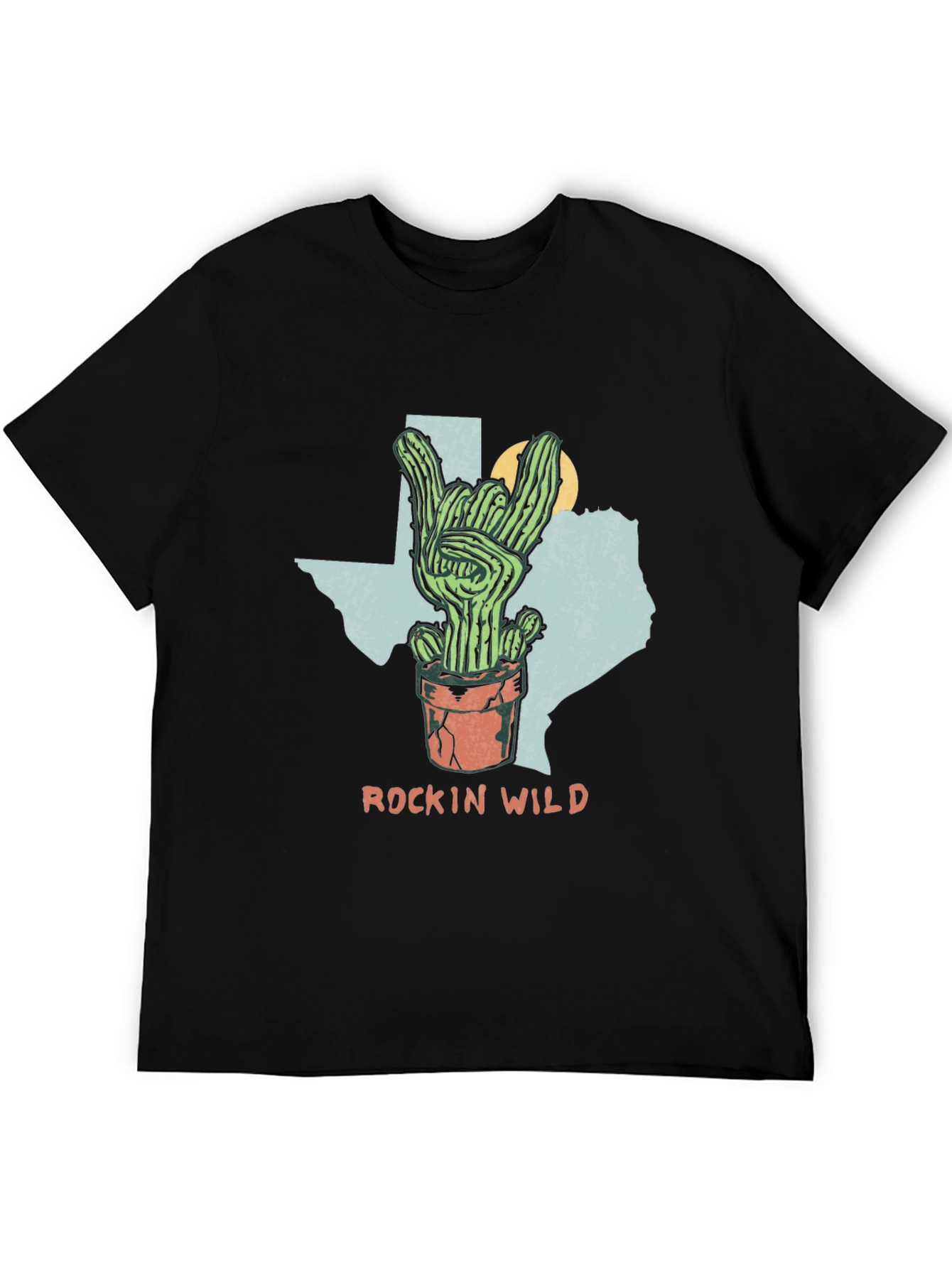 Rockin Wild Cactus Texas Tee