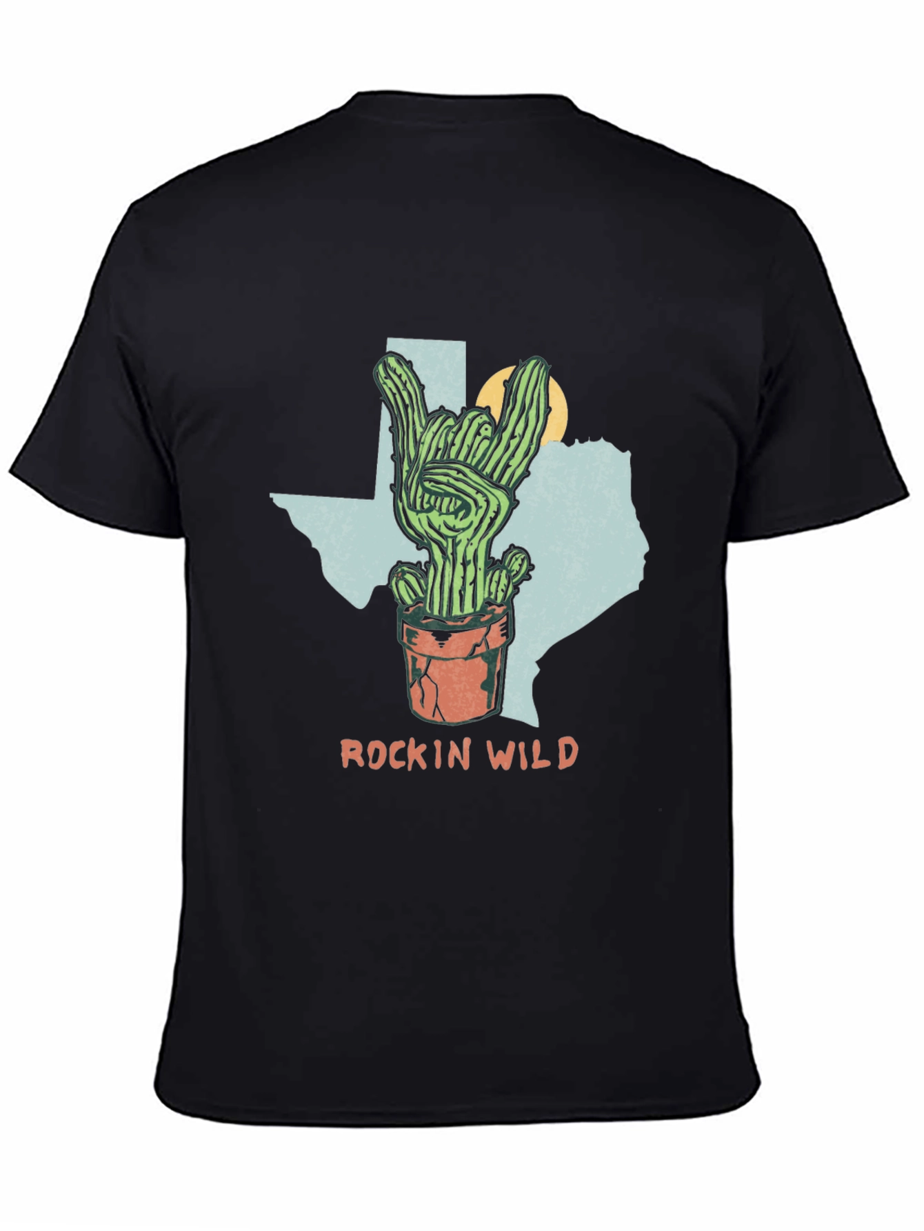 Rockin Wild Cactus Texas Tee