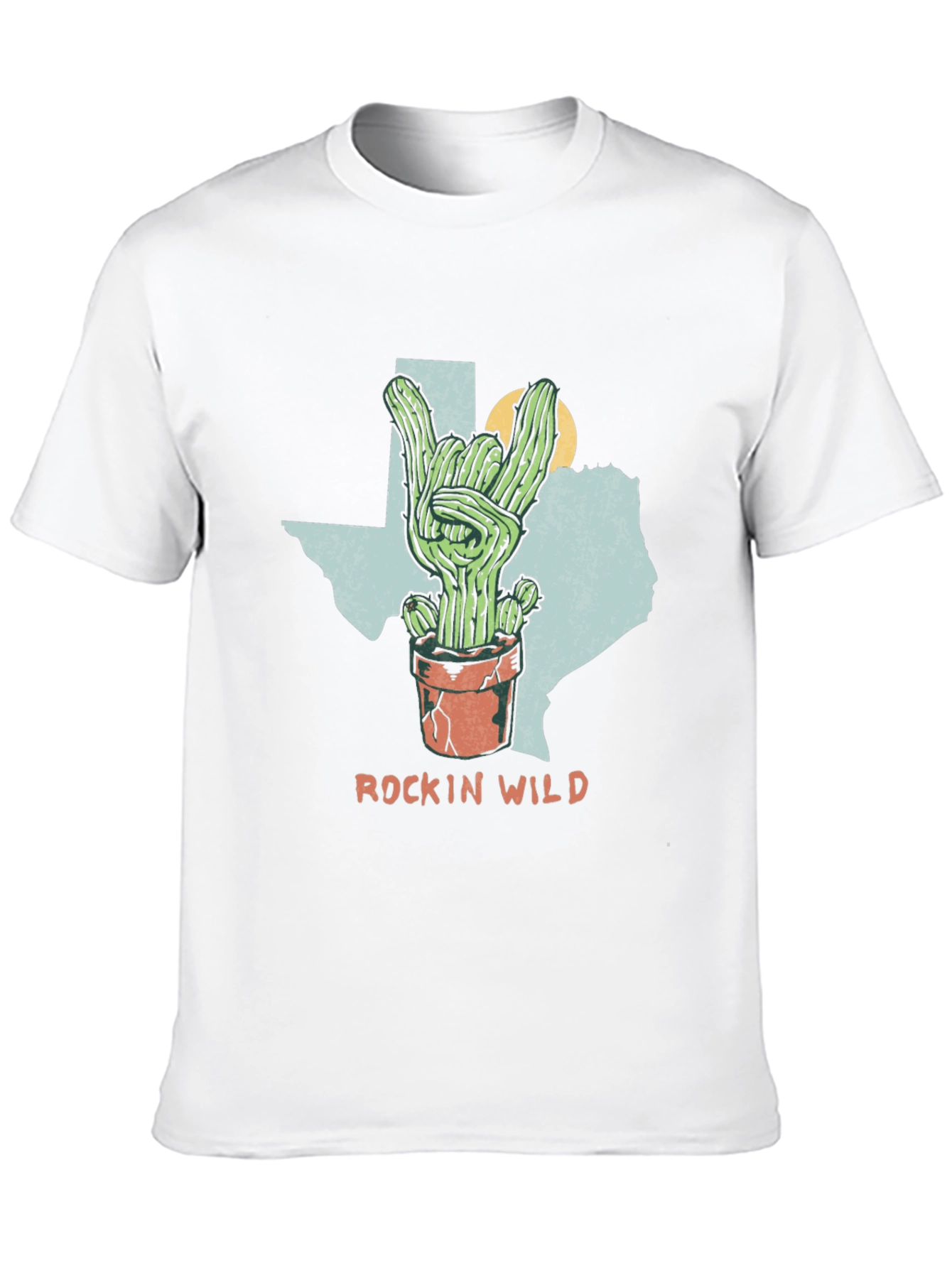 Rockin Wild Cactus Texas Tee