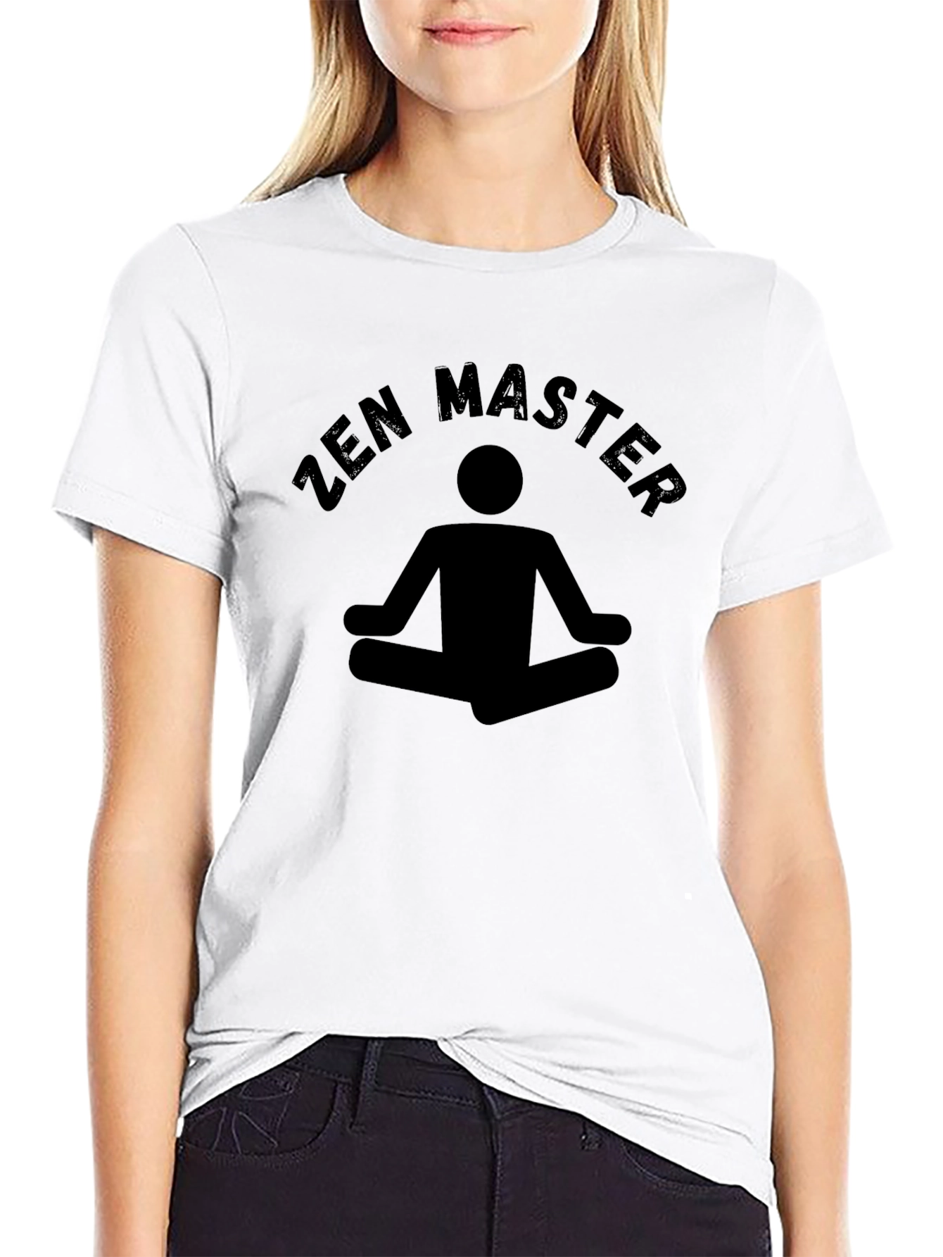 Zen Master Graphic T-Shirt - Meditating Yogi Tee