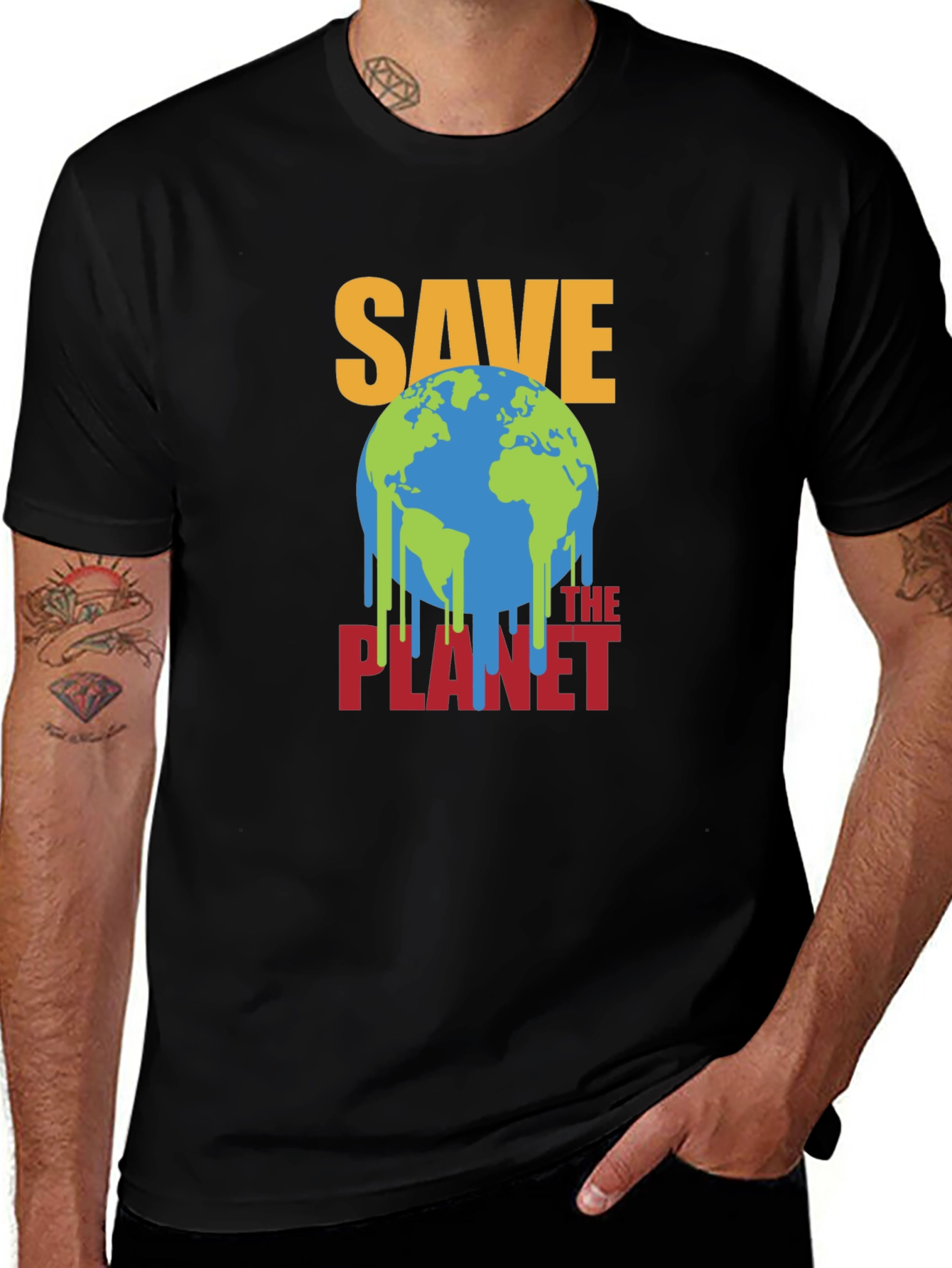Save the Planet Graphic Tee - Eco-Friendly Design