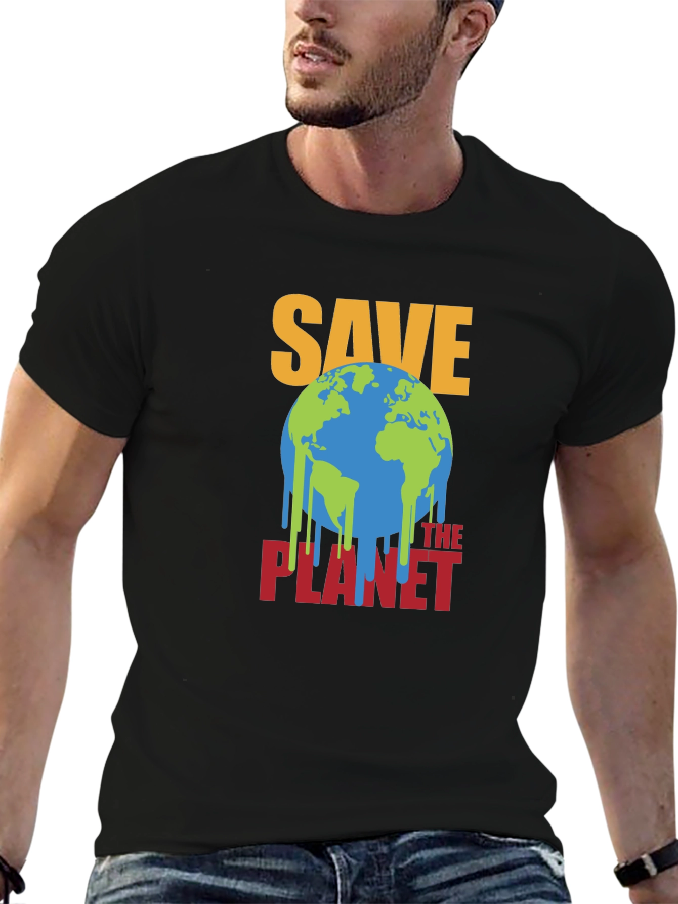 Save the Planet Graphic Tee - Eco-Friendly Design