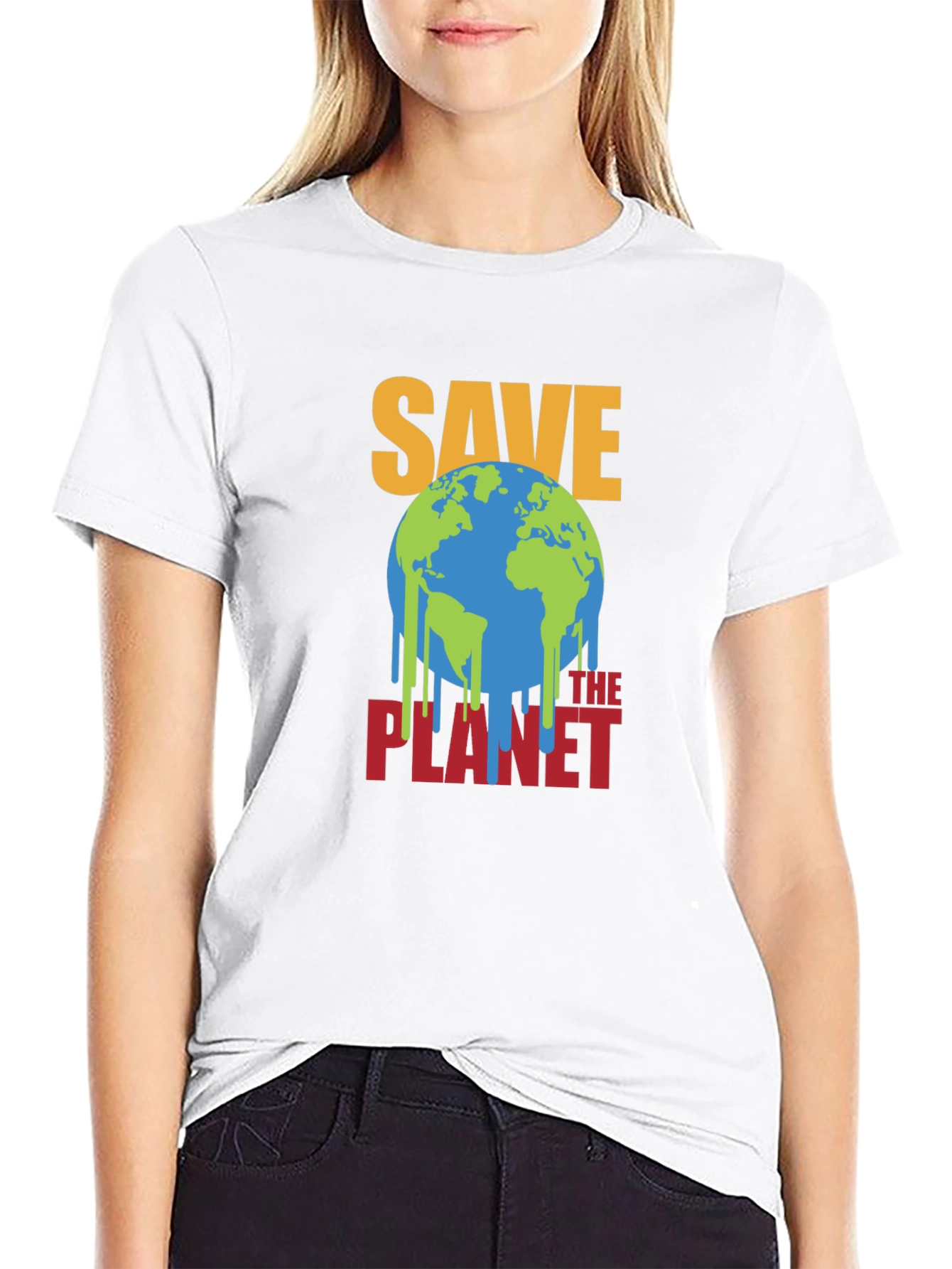 Save the Planet Graphic Tee - Eco-Friendly Design
