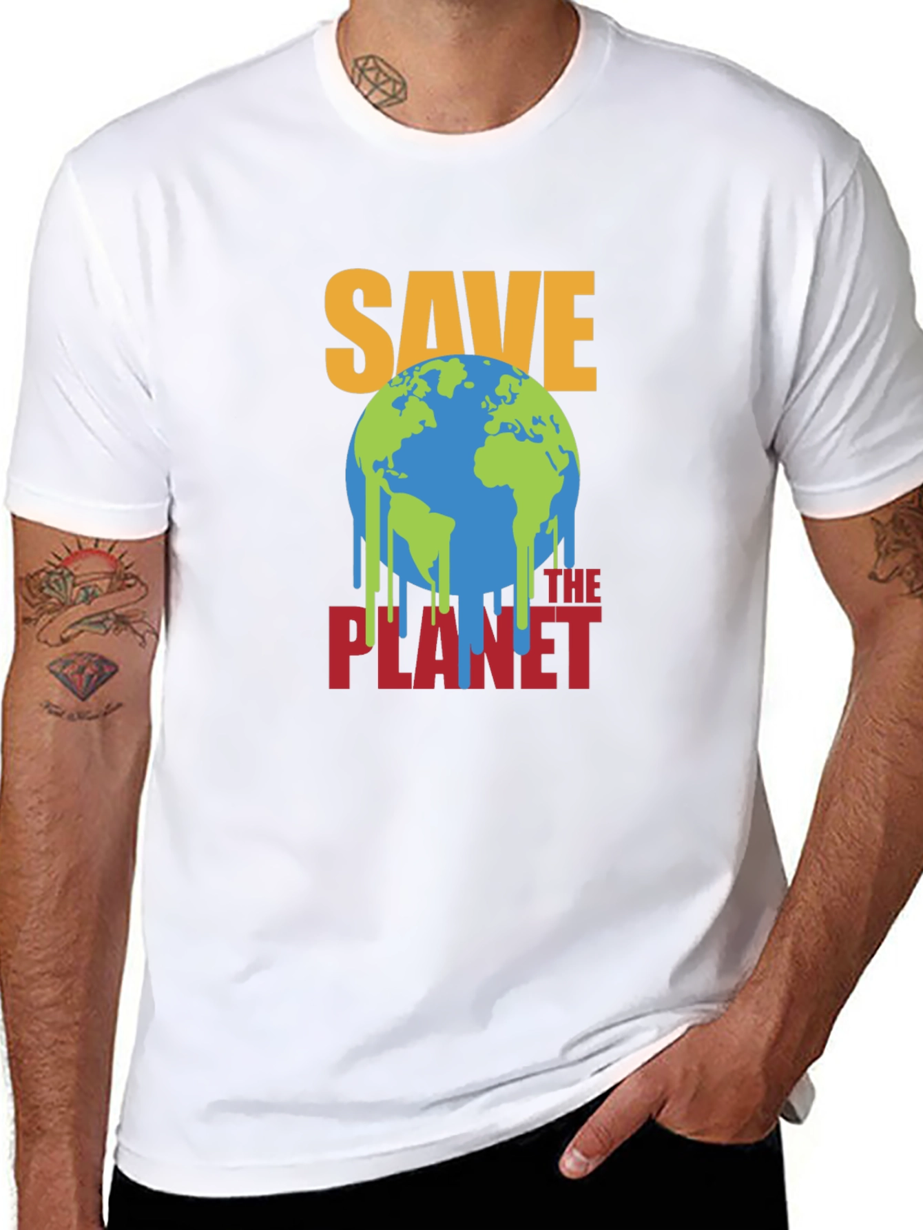 Save the Planet Graphic Tee - Eco-Friendly Design