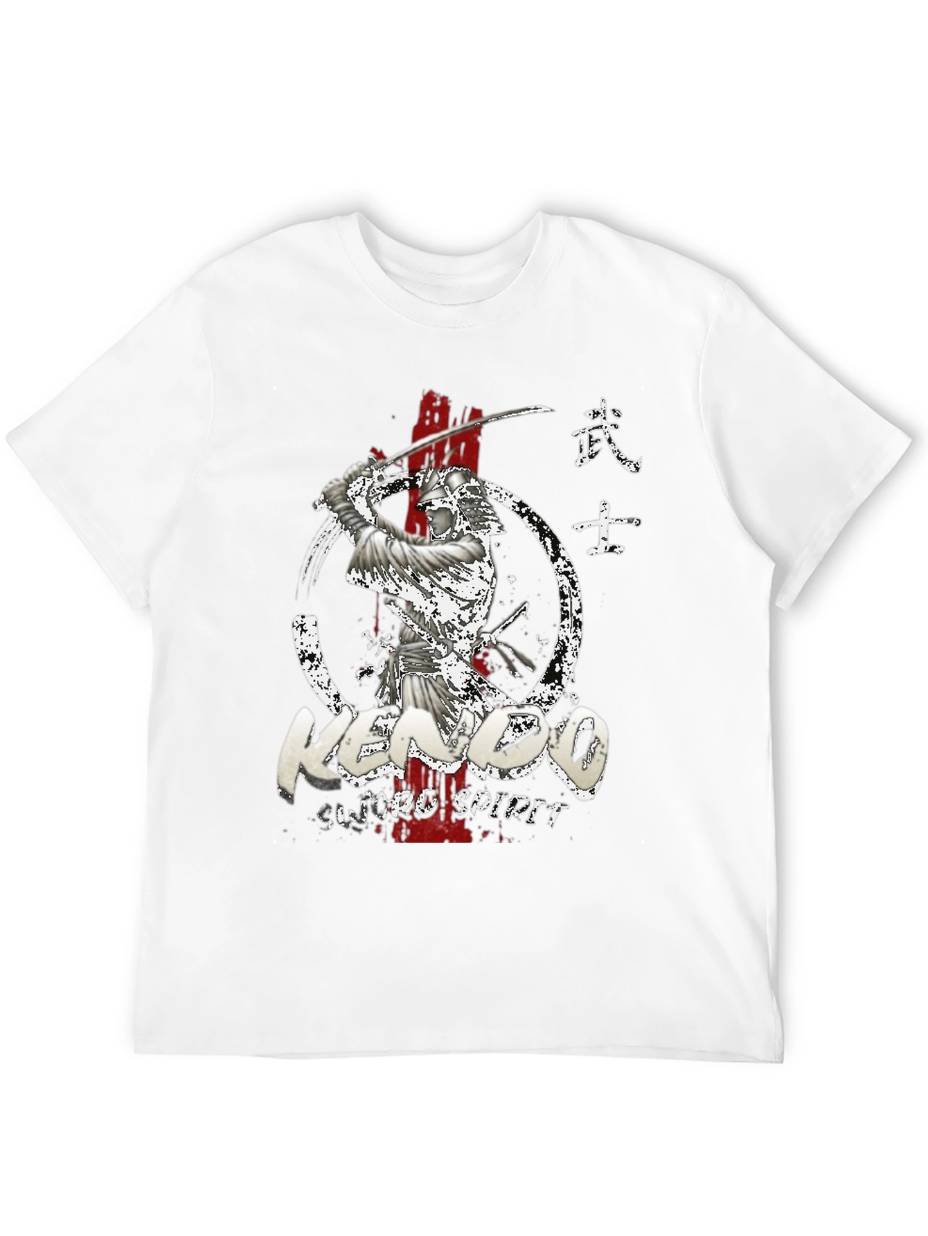 Kendo Sword Spirit Graphic Tee - Black