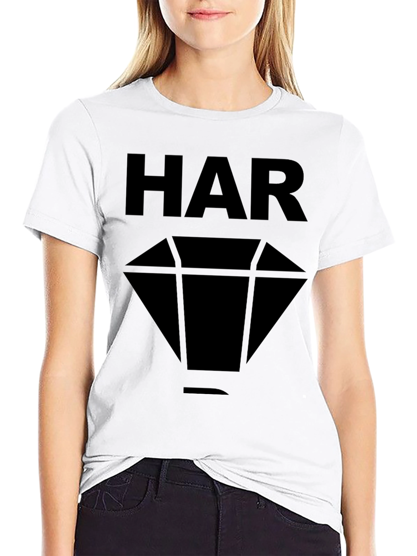 HAR Diamond Black Graphic Tee