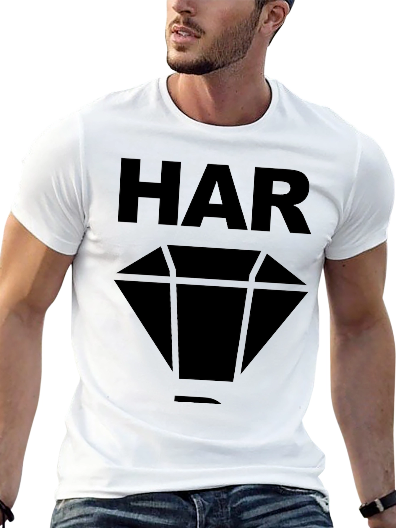 HAR Diamond Black Graphic Tee