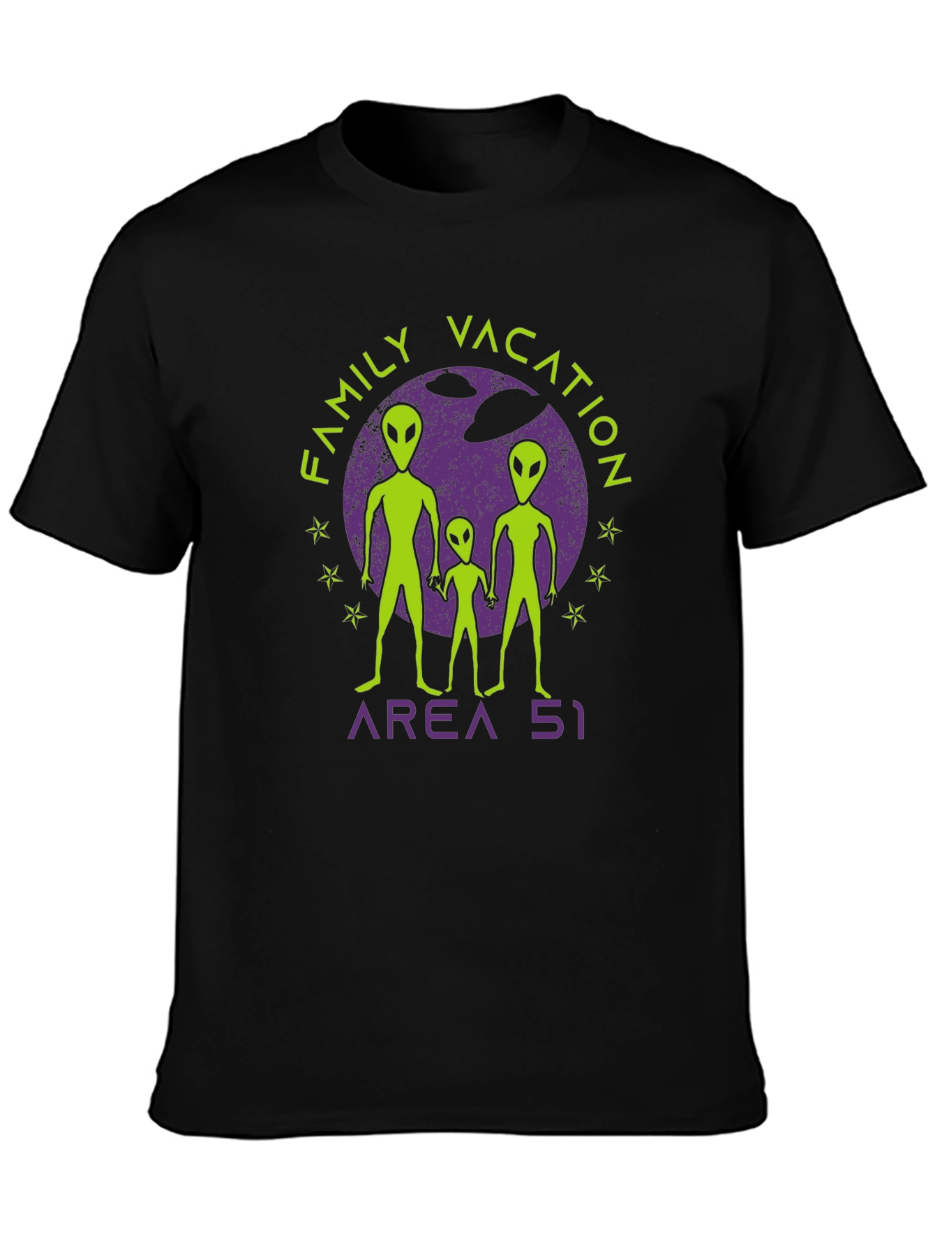 Area 51 Family Vacation T-Shirt - UFO Alien Tee