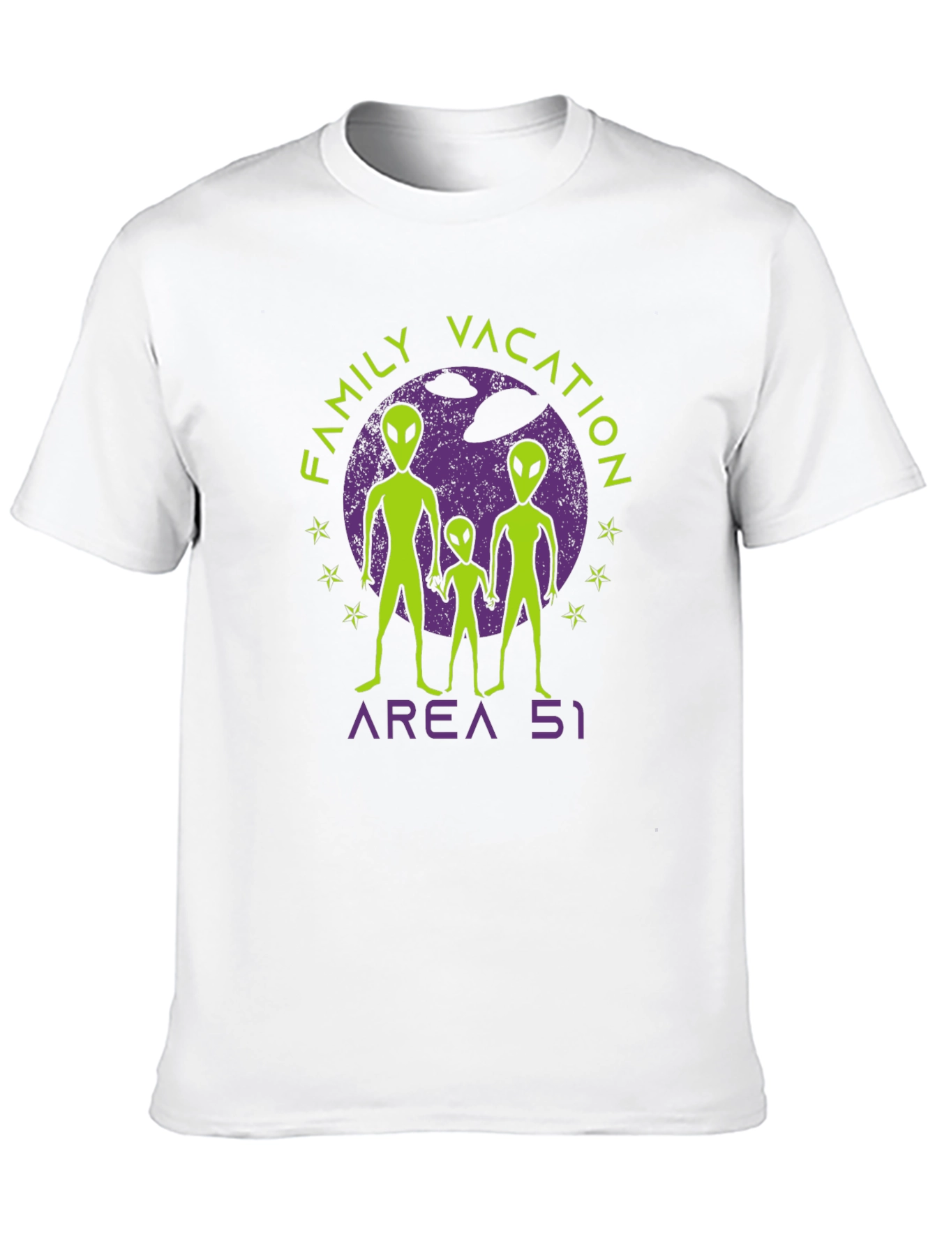 Area 51 Family Vacation T-Shirt - UFO Alien Tee