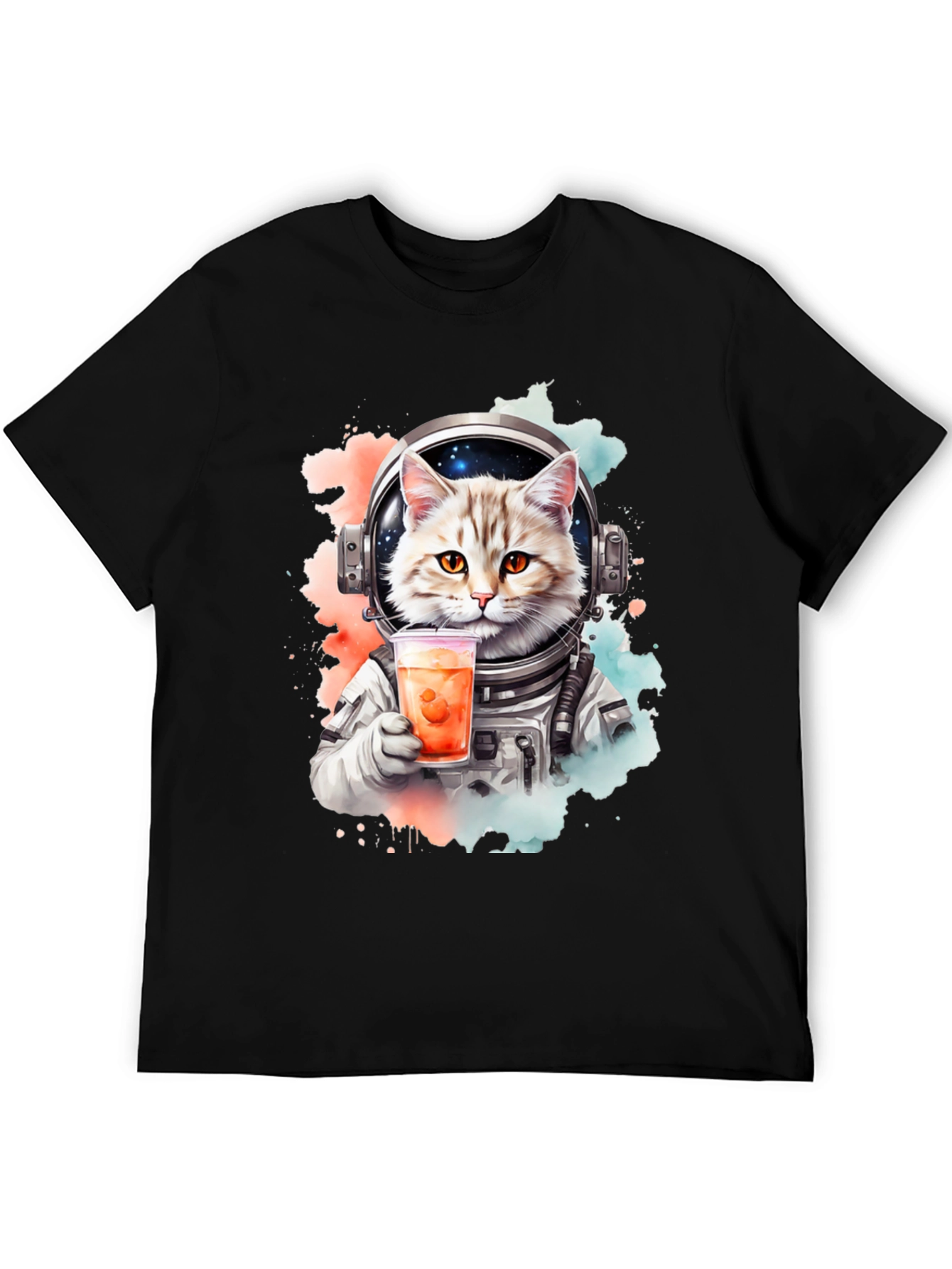 Cat Astronaut T-Shirt - Space Kitty Tee