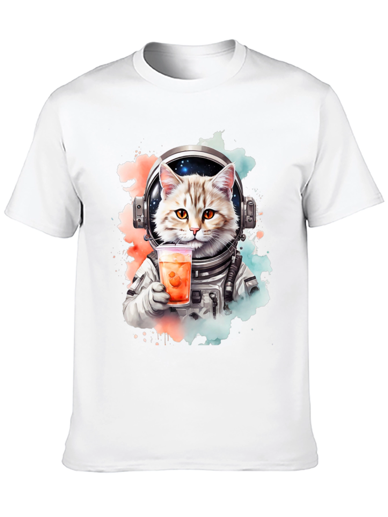 Cat Astronaut T-Shirt - Space Kitty Tee