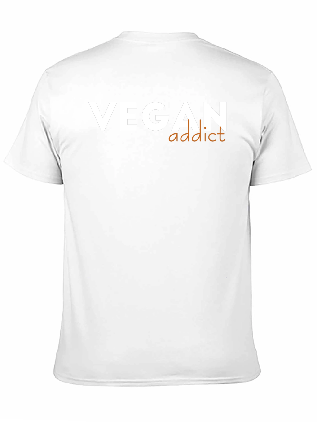 Vegan Addict Graphic T-Shirt - Black