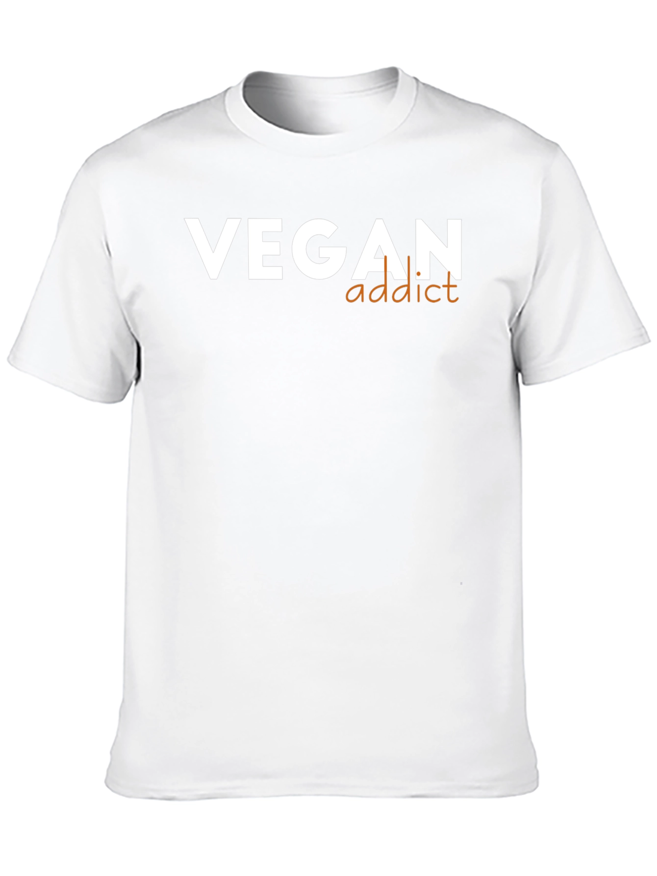 Vegan Addict Graphic T-Shirt - Black