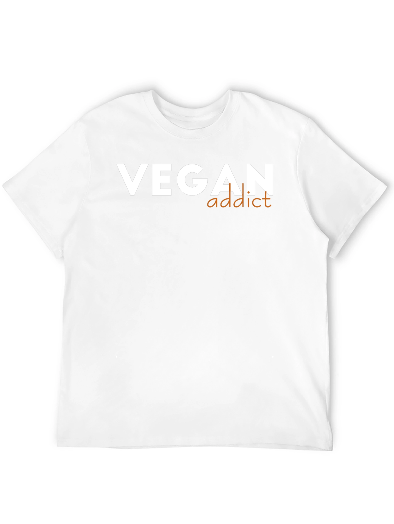 Vegan Addict Graphic T-Shirt - Black