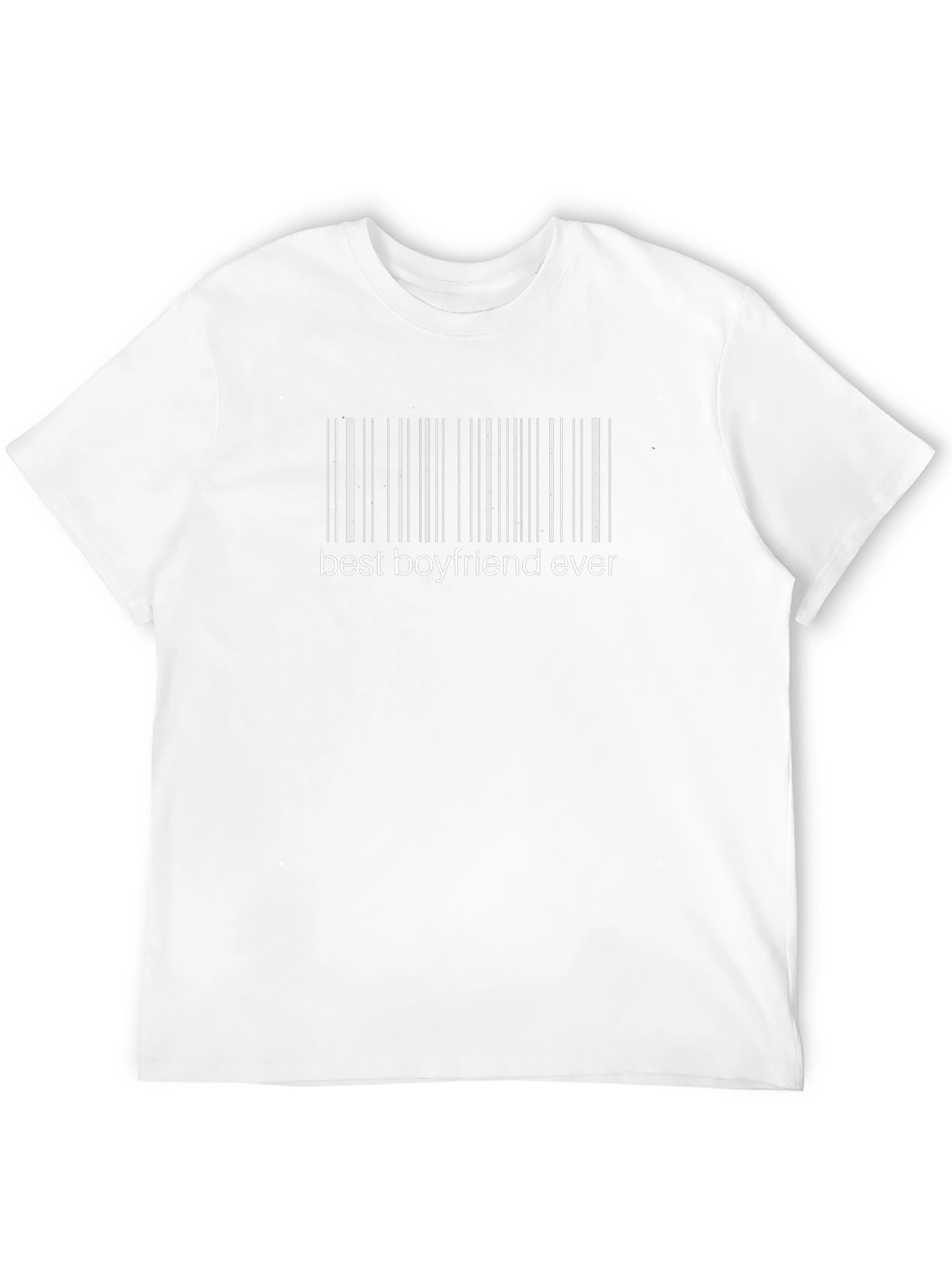 Best Boyfriend Ever Barcode T-Shirt - Mens